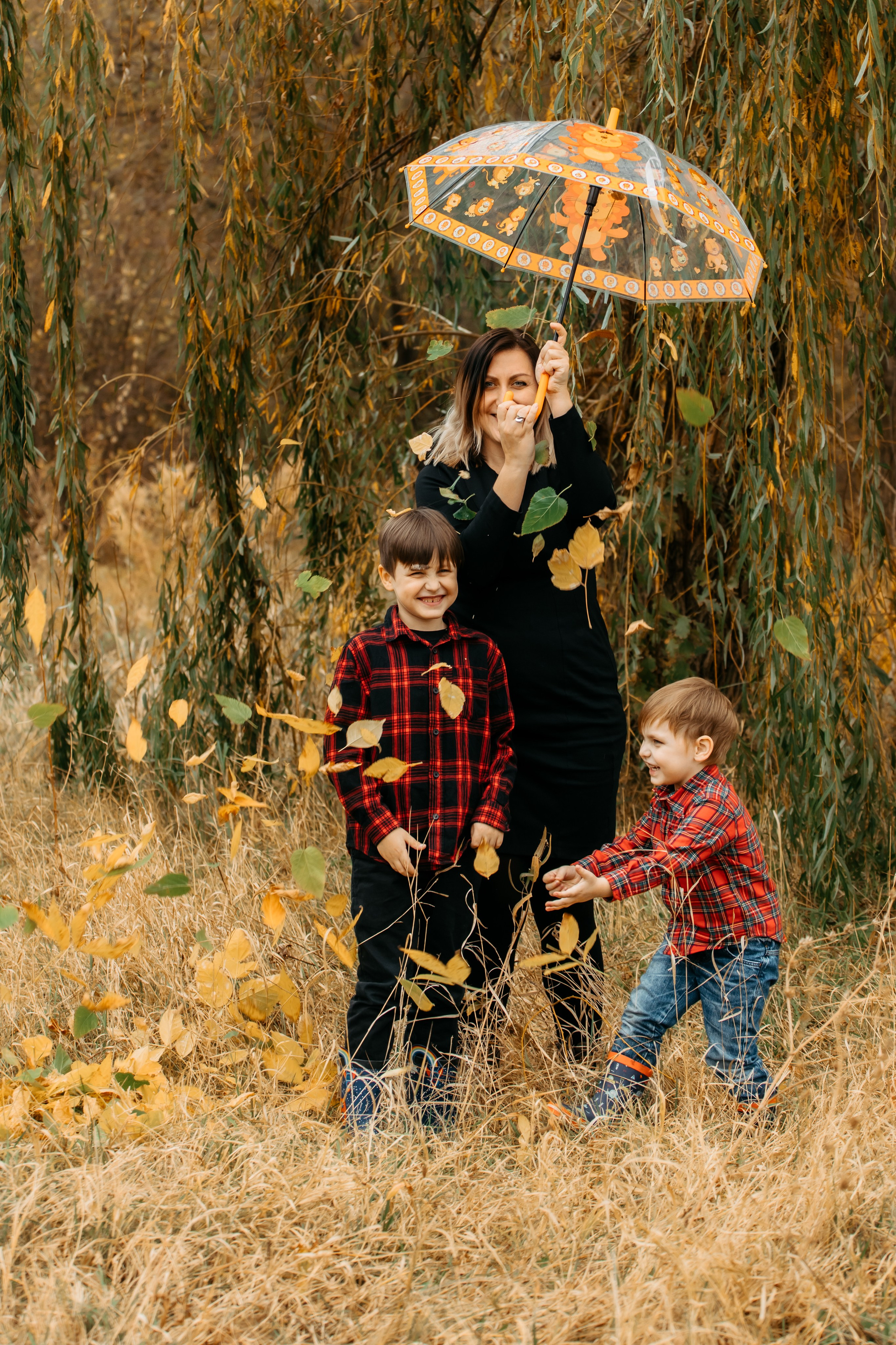Семейная осенняя фотосессия на природе. Свадебный и семейный фотограф в Краснодарском крае Мария Данилкина