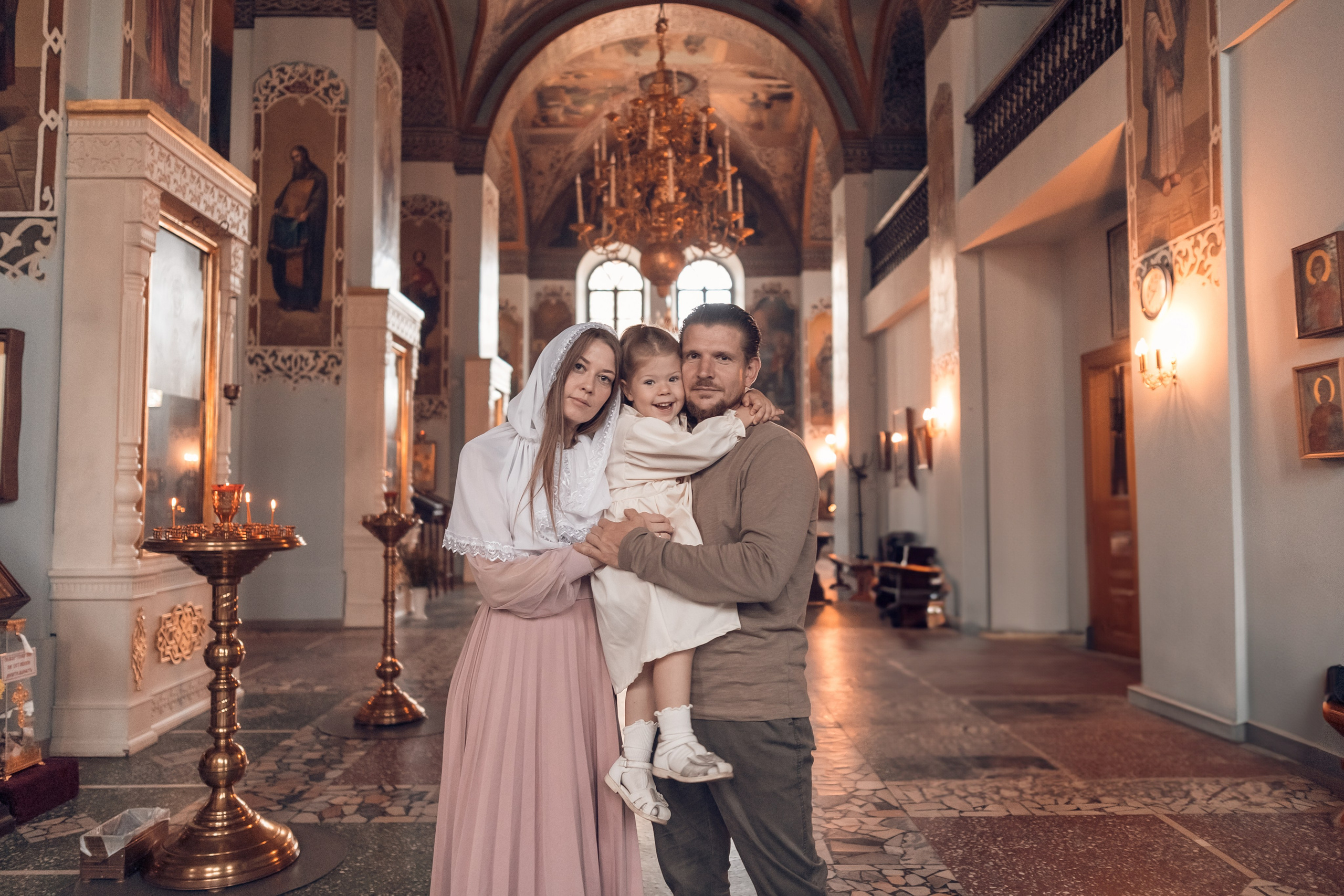 Таинство Крещения Ярославы. Храм Сошествия Святого Духа. Главная