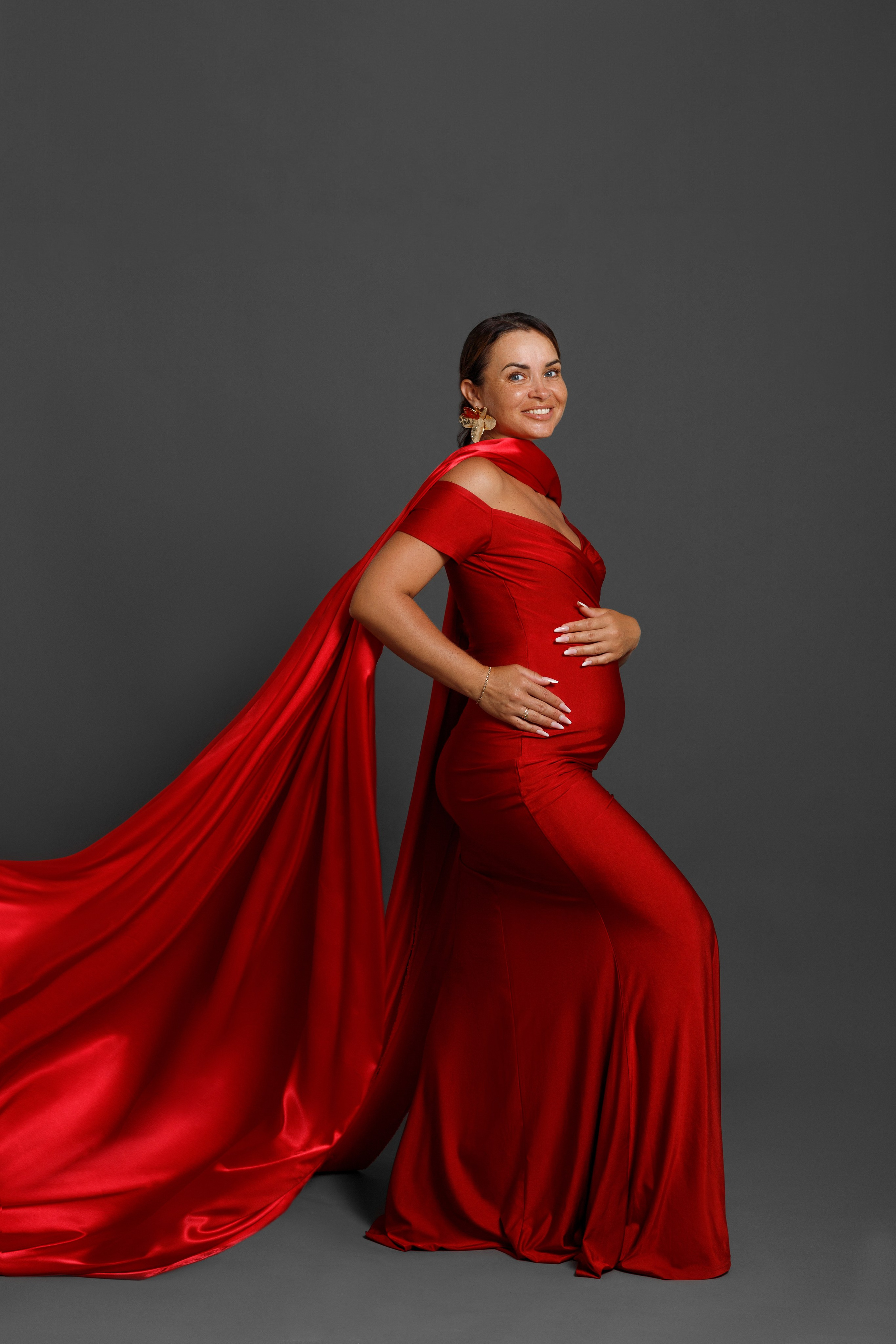 Р42-50 платье с разрезом. Женский фотограф в Анапе Лыгина Ксения