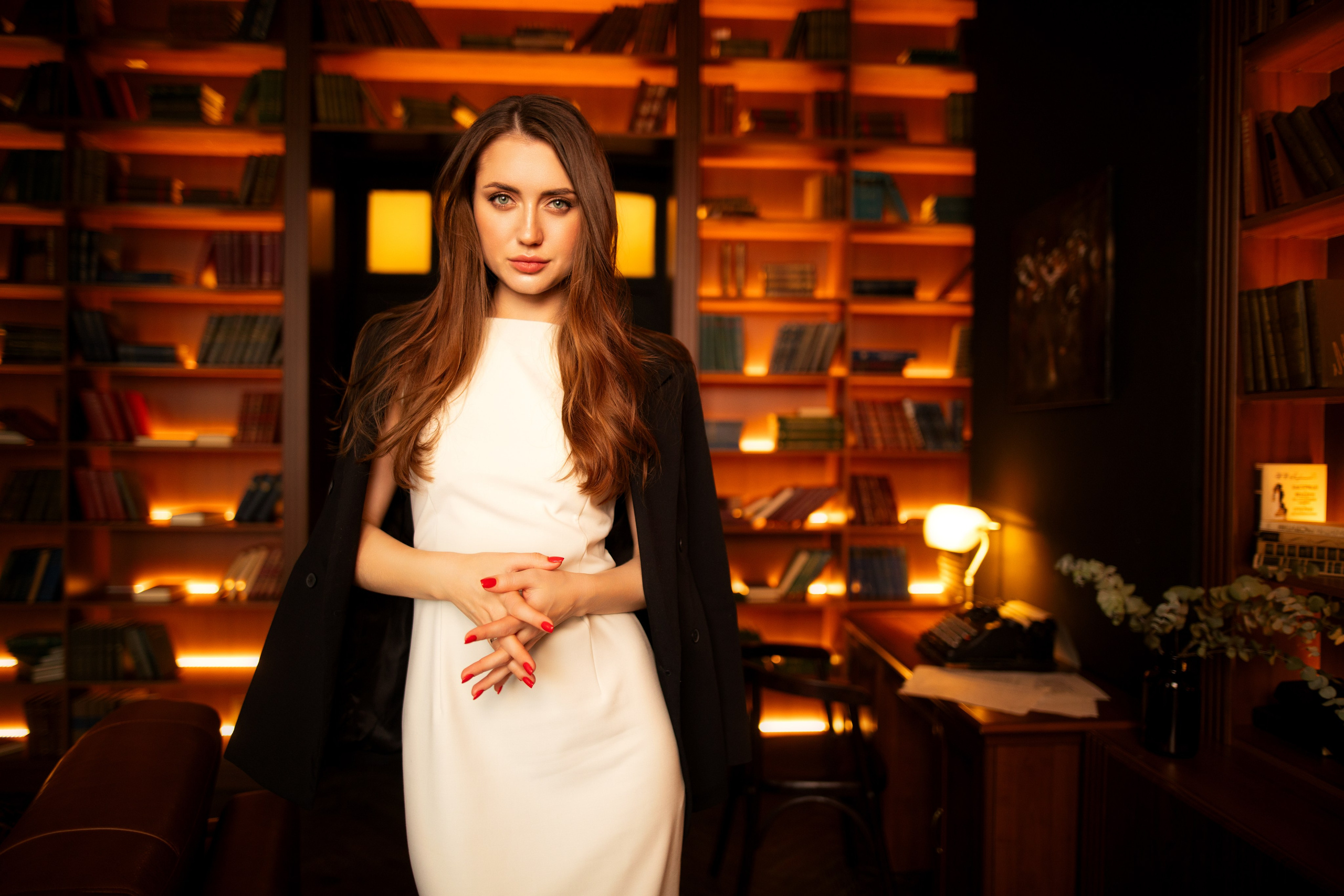 Съемка с Настей в студии с интерьером в формате для «себя»