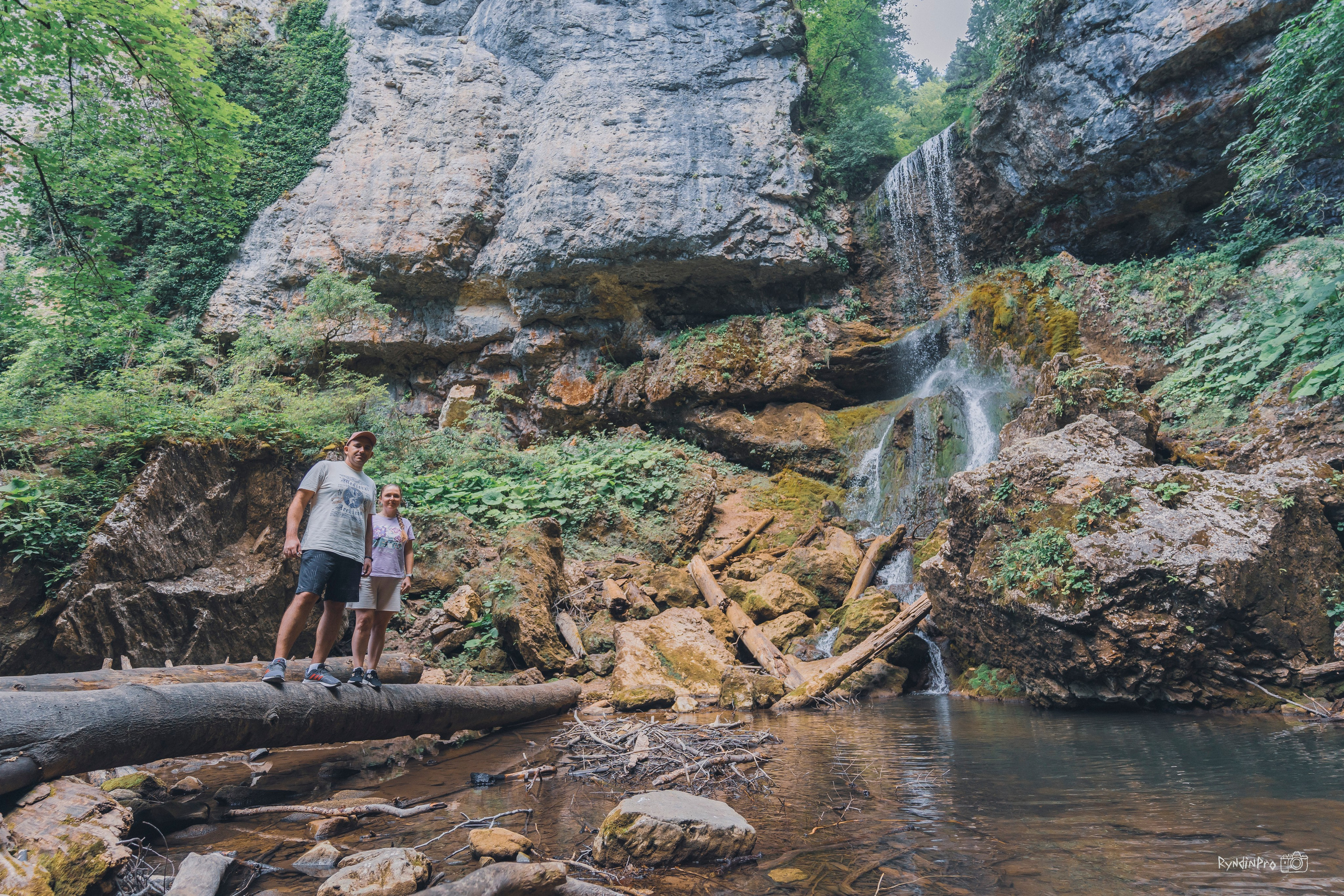 Поход на Орлиную полку + Университетский водопад с командой Мадьяр 15.08.24. Репортажный фотограф в Краснодаре Рындин Дмитрий
