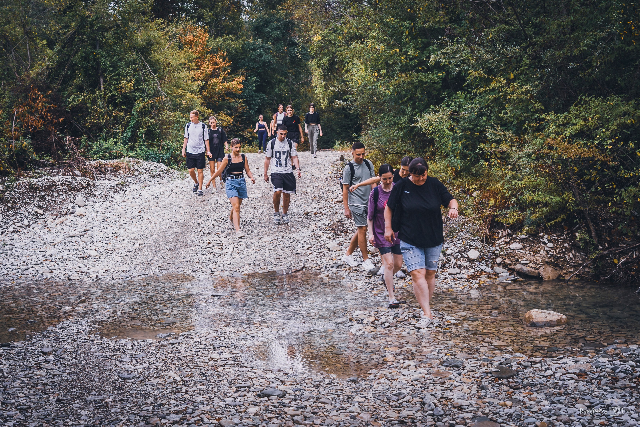 Поход на водопады Куаго с командой Мадьяр 23.07.24. Репортажный фотограф в Краснодаре Рындин Дмитрий