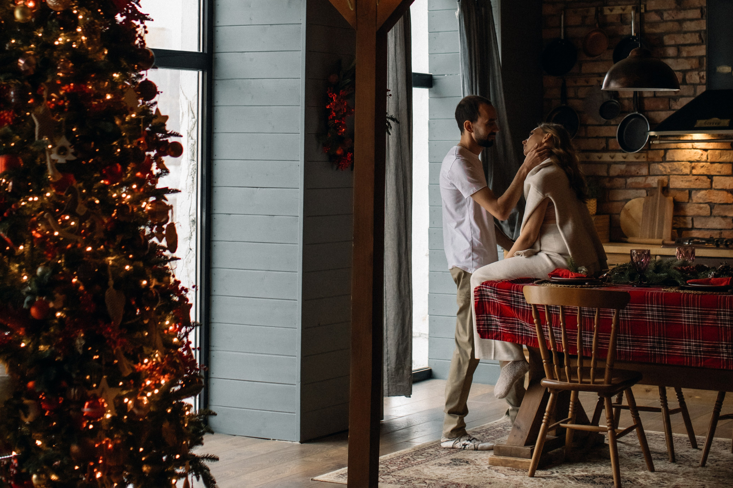 Ксения и Владимир Новогодняя История. Фотограф в Москве Ольга Сатони