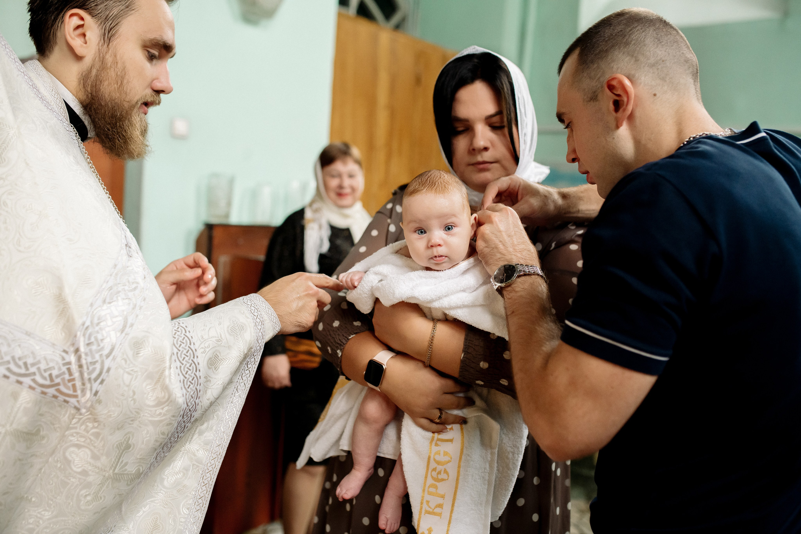 Крещение Агаты. Фотограф Мария Стрелкова