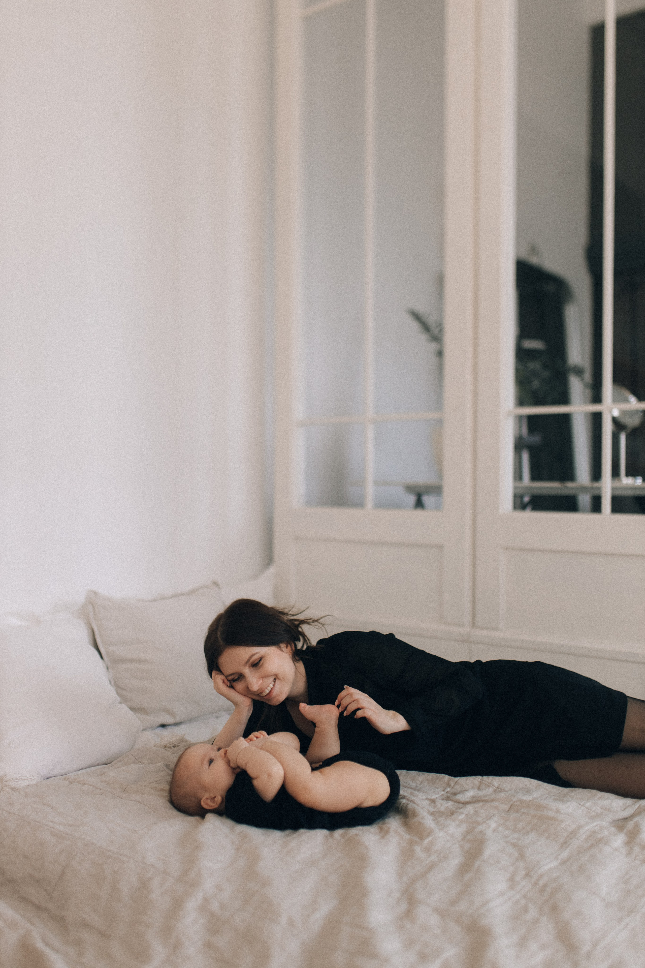 Фотосессия мама с малышом в студии. Семейный фотограф Екатеринбург Черепанова Олеся