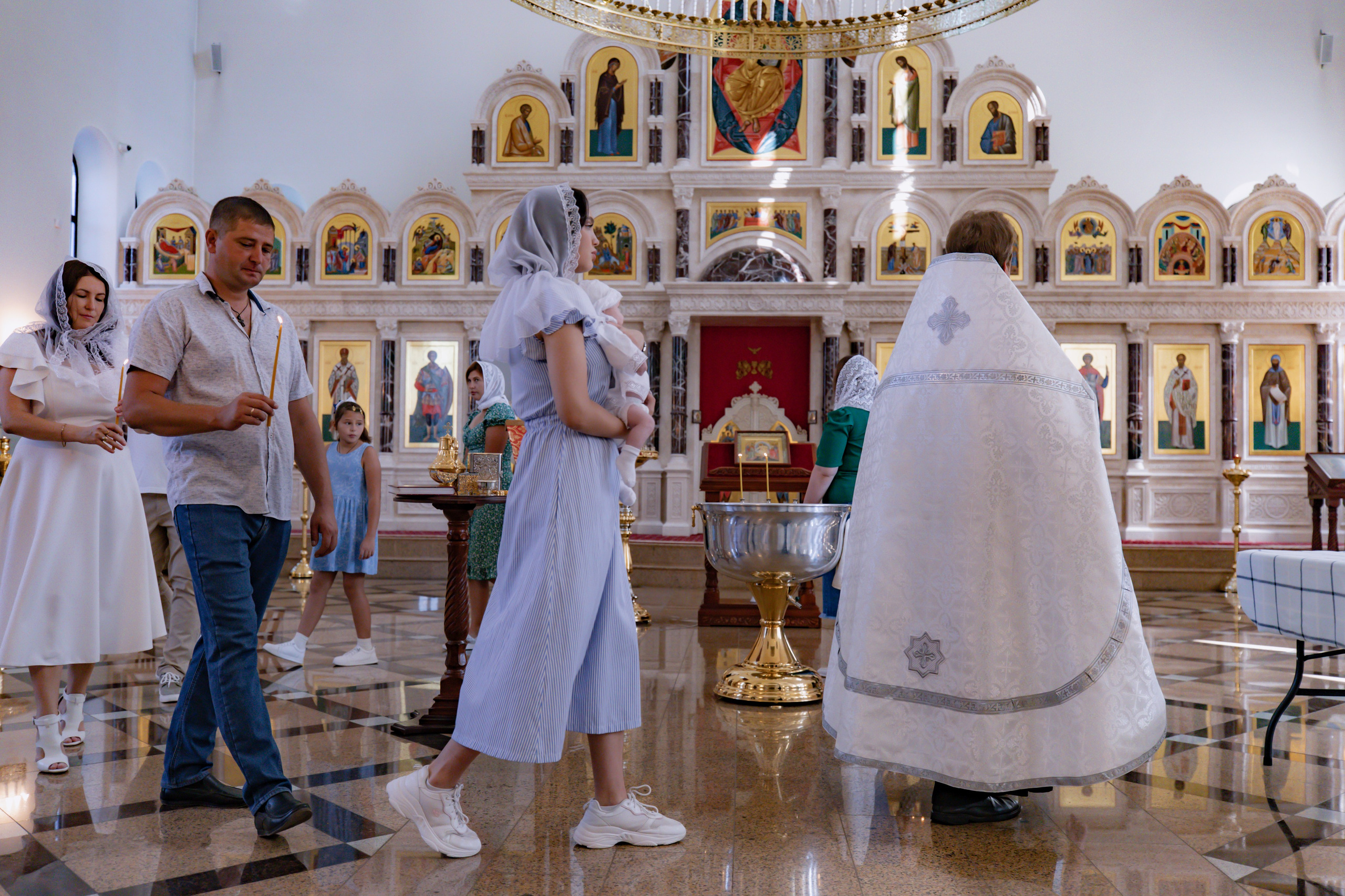 Крещение Александра «Храм Георгия Победоносца». Детский и семейный фотограф Евгения Вахнеева Москва Зеленоград