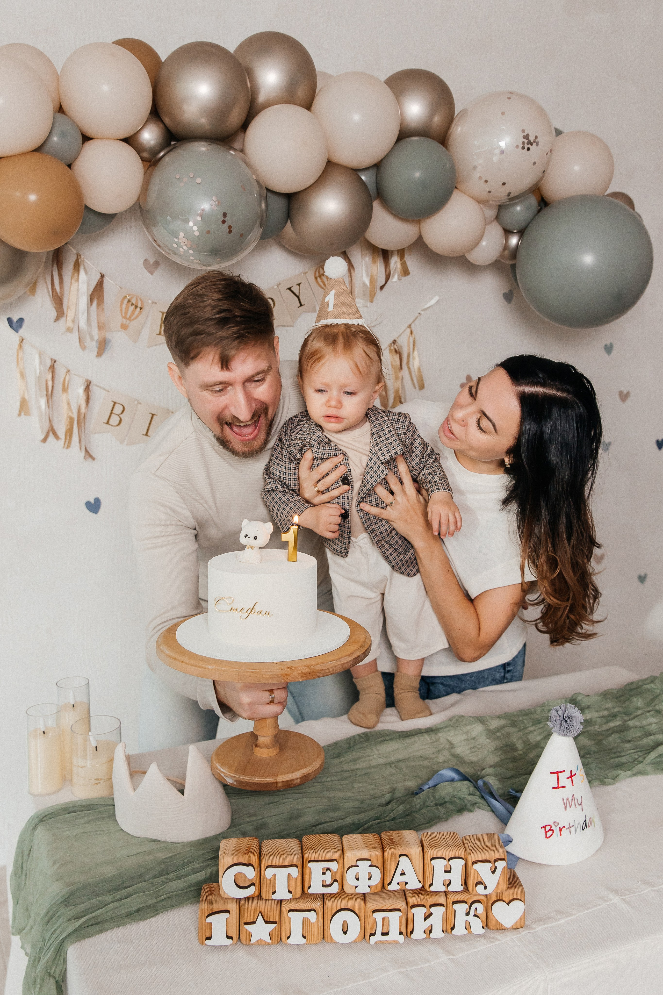 Фотосессия на 1 годик, детская фотостудия Кемерово