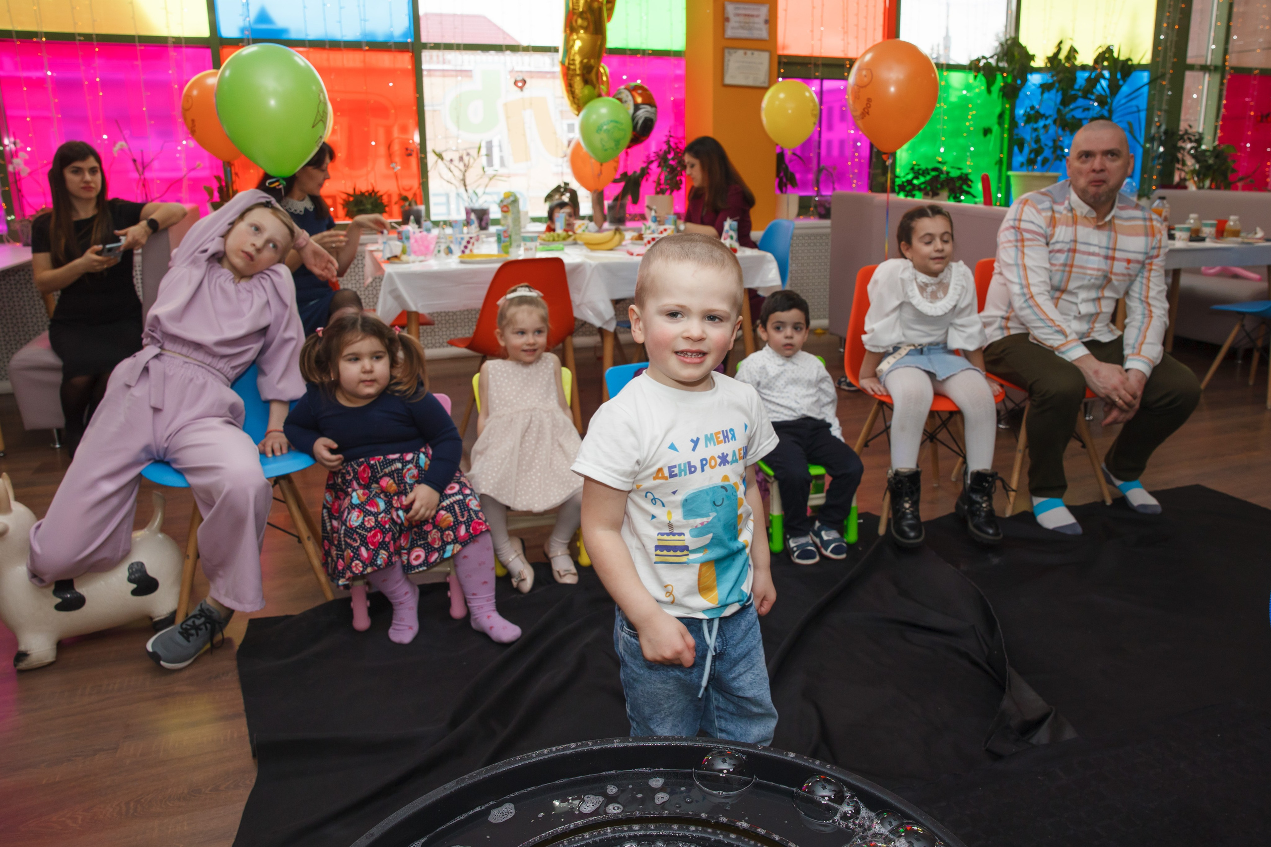 Детский День Рождения, Мише 3 годика, «Мультяшка». Свадебный и репортажный фотограф (Москва, Королев и другие)