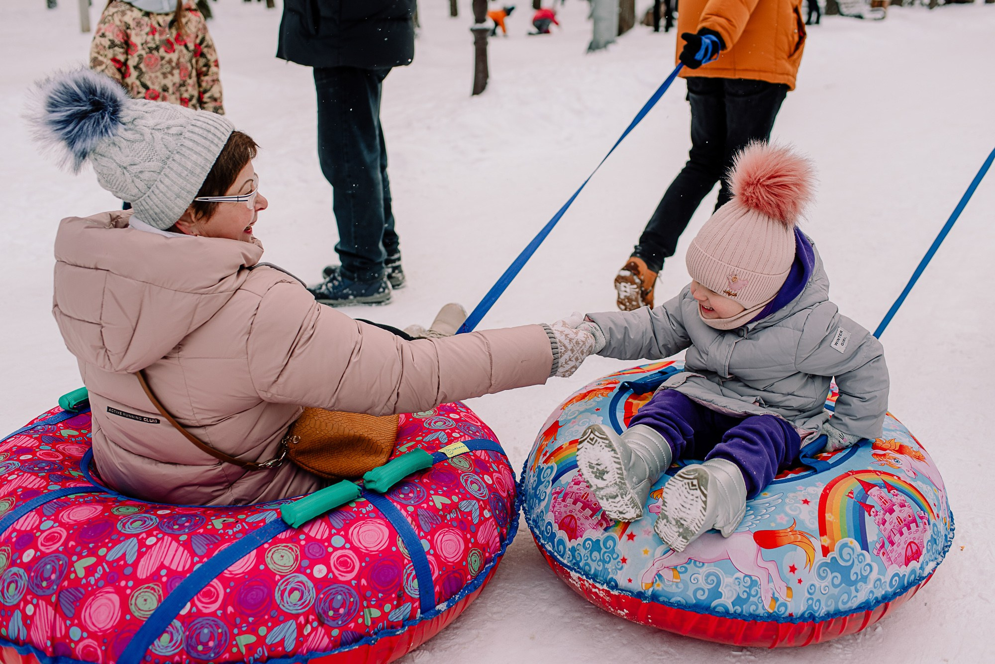 Ева, снежинки, ватрушки. Семейный и свадебный фотограф в Рязани Лиза Голованова
