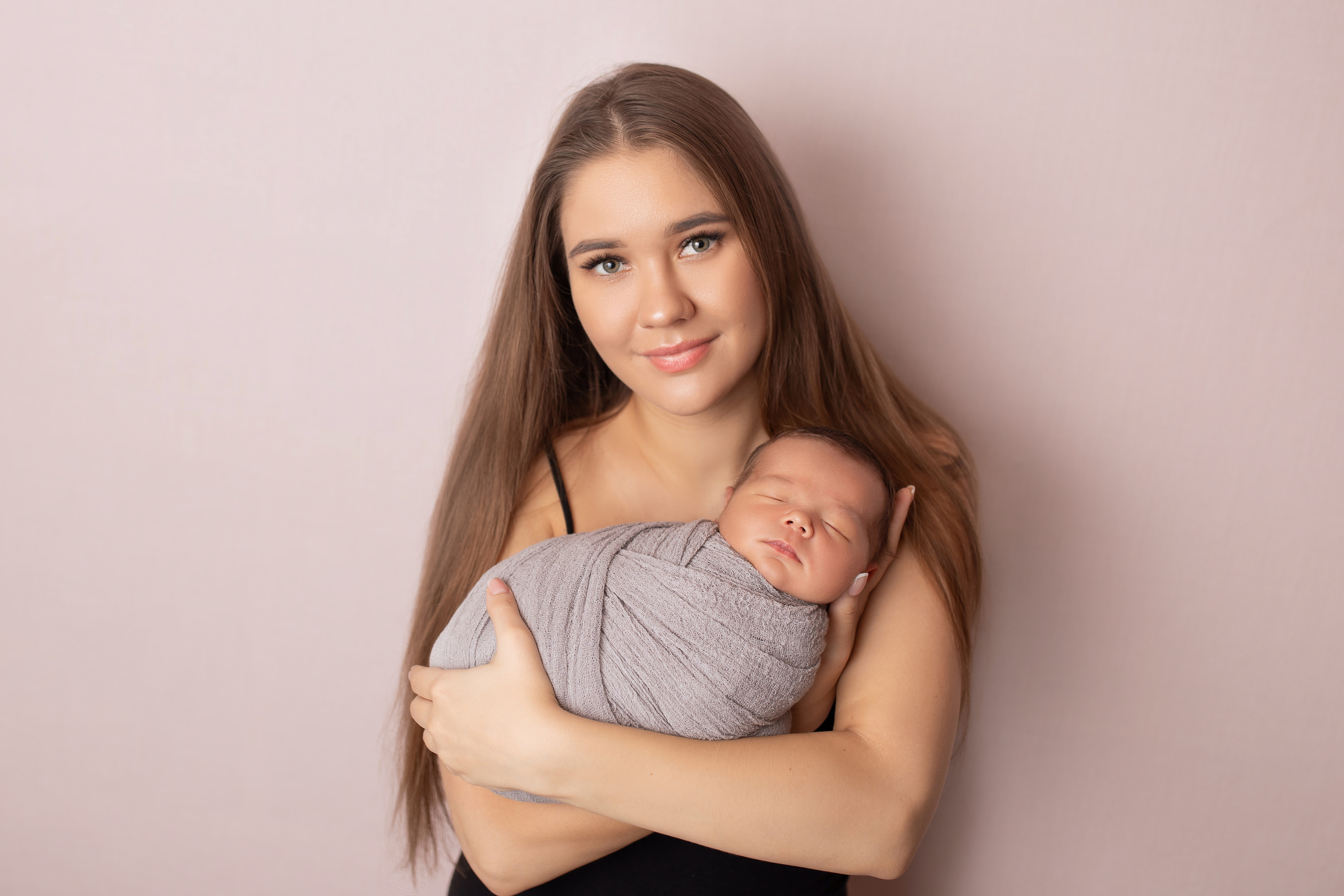 Кадры мама и сын съёмка новорожденного в Хабаровске