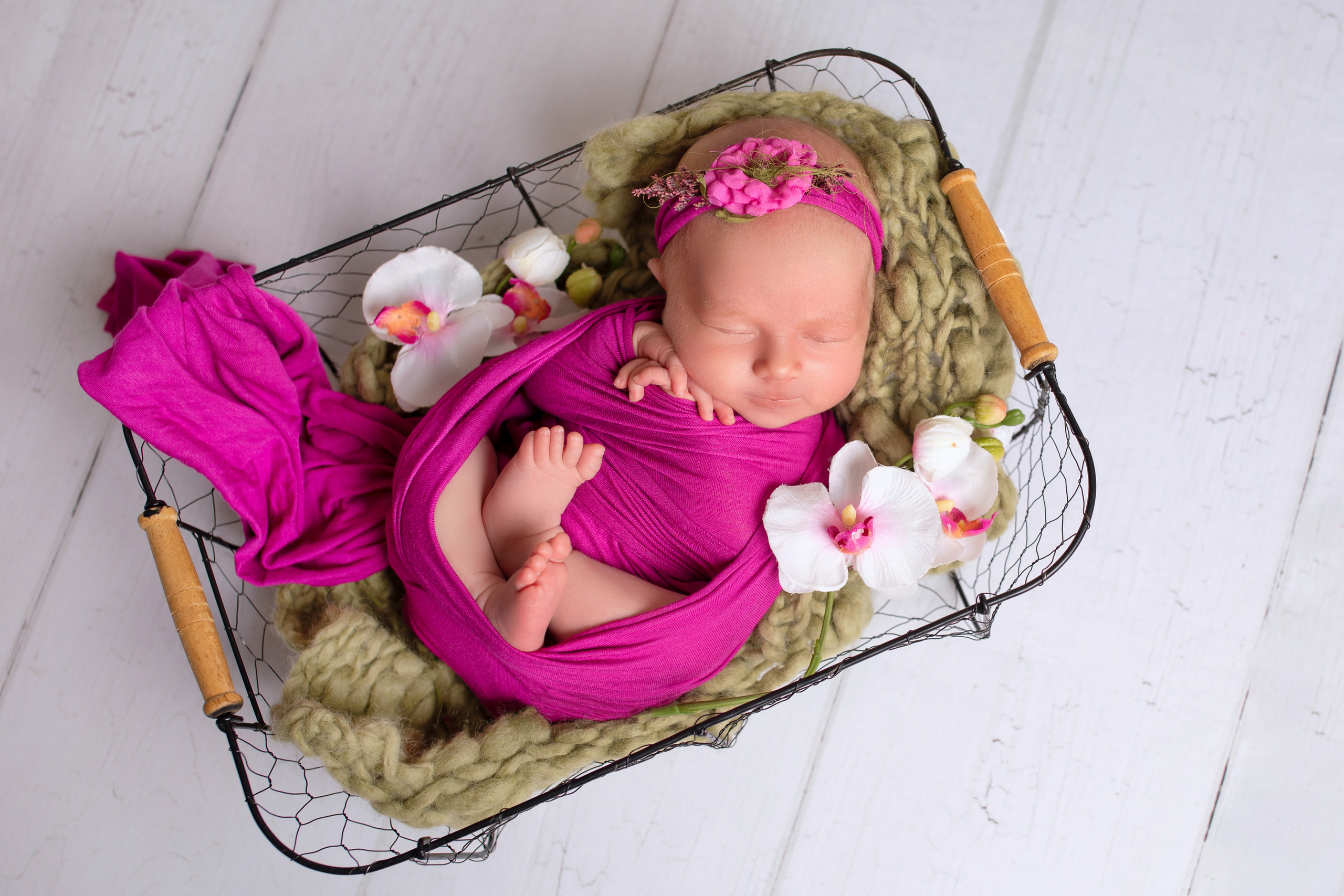 Фотосессия новорожденного девочка в Хабаровске