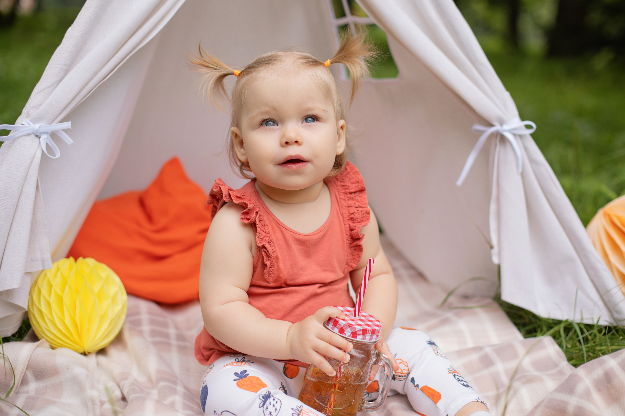 Детская фотосессия на природе в Хабаровске парк Динамо