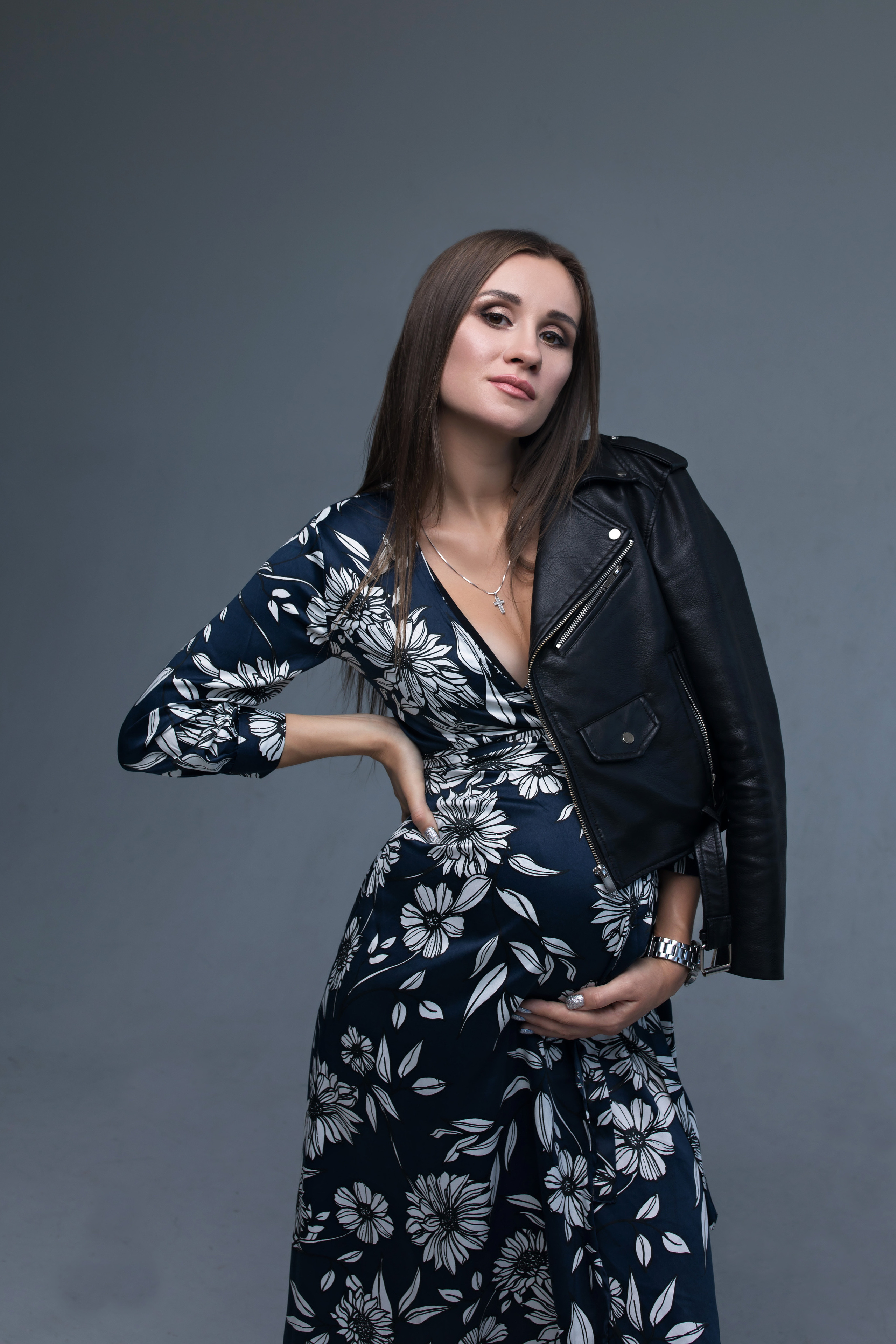 9 месяцев, студийная съемка для беременных Хабаровск