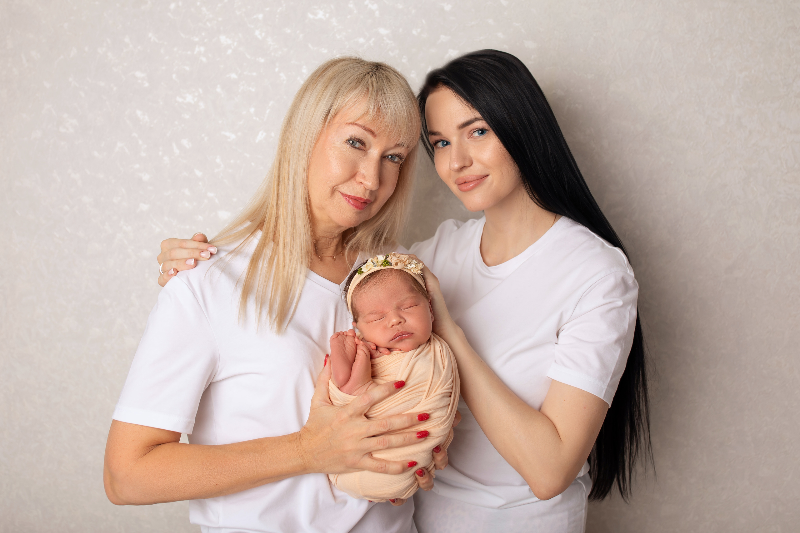 Семейные кадры с новорожденным ребёнком Хабаровск