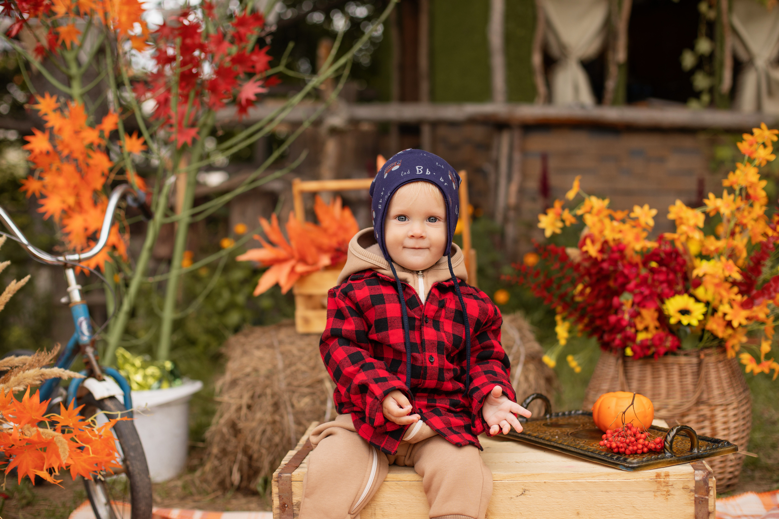 осенняя фотосессия мальчик