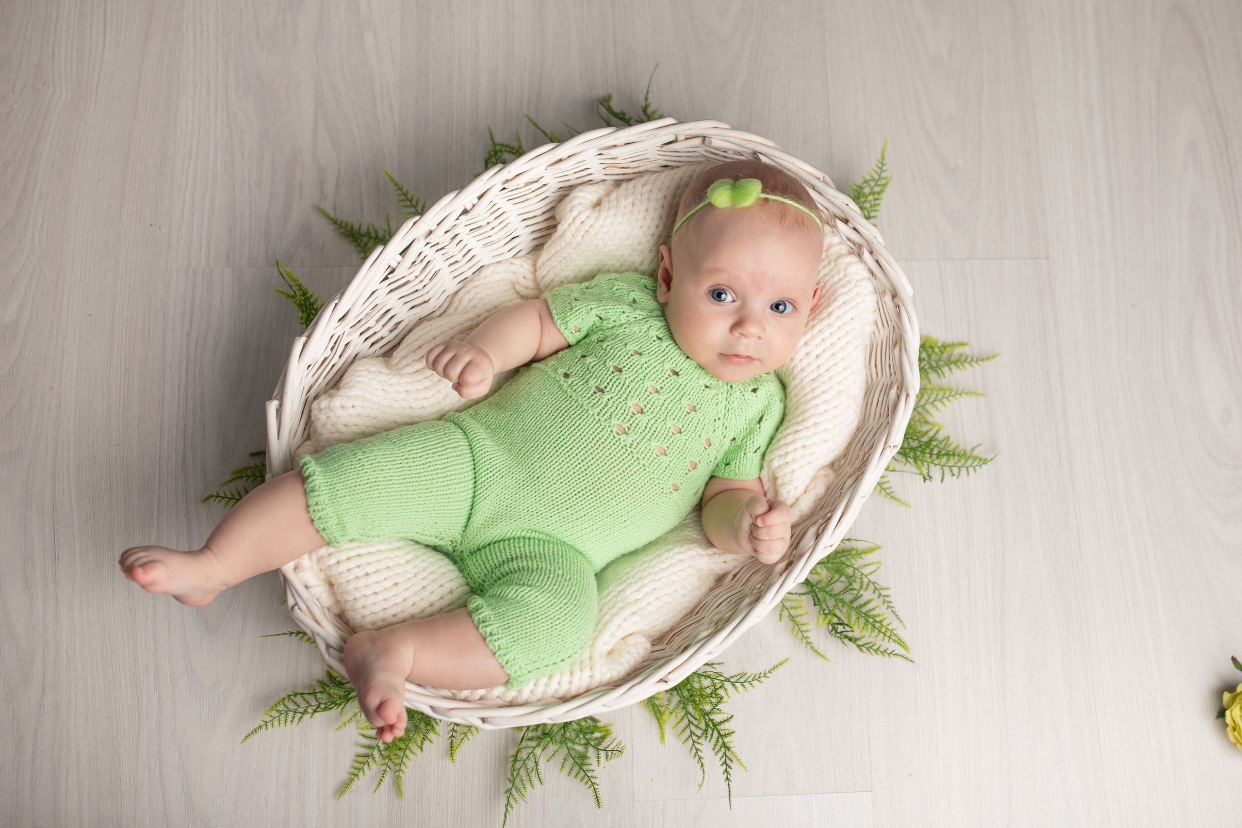 Фотосессия девочки 4 месяца в Хабаровске