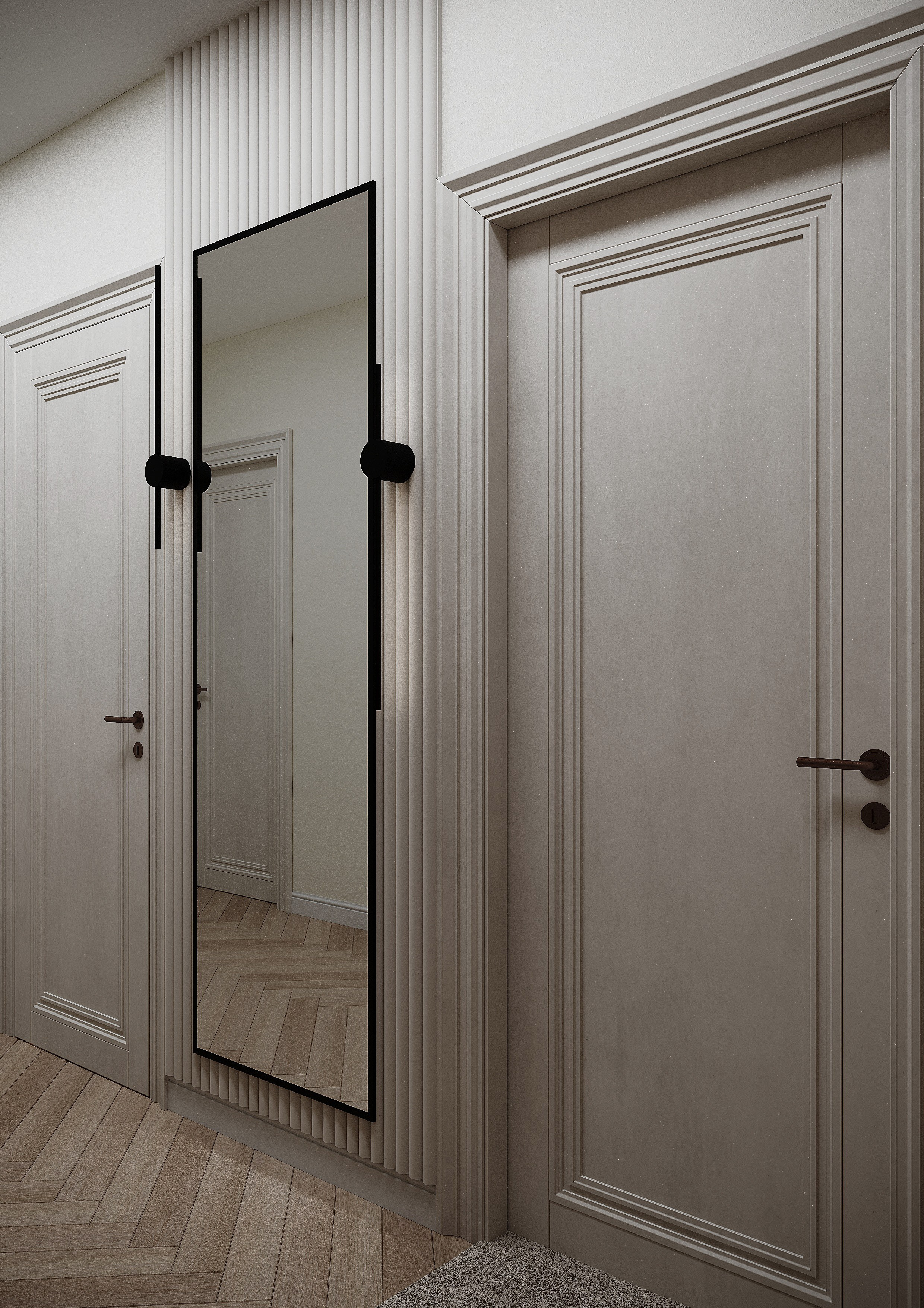 Просторная нежная квартира для милых девушек. Батракова Наталья дизайнер интерьеров Санкт-Петербург Москва Архангель