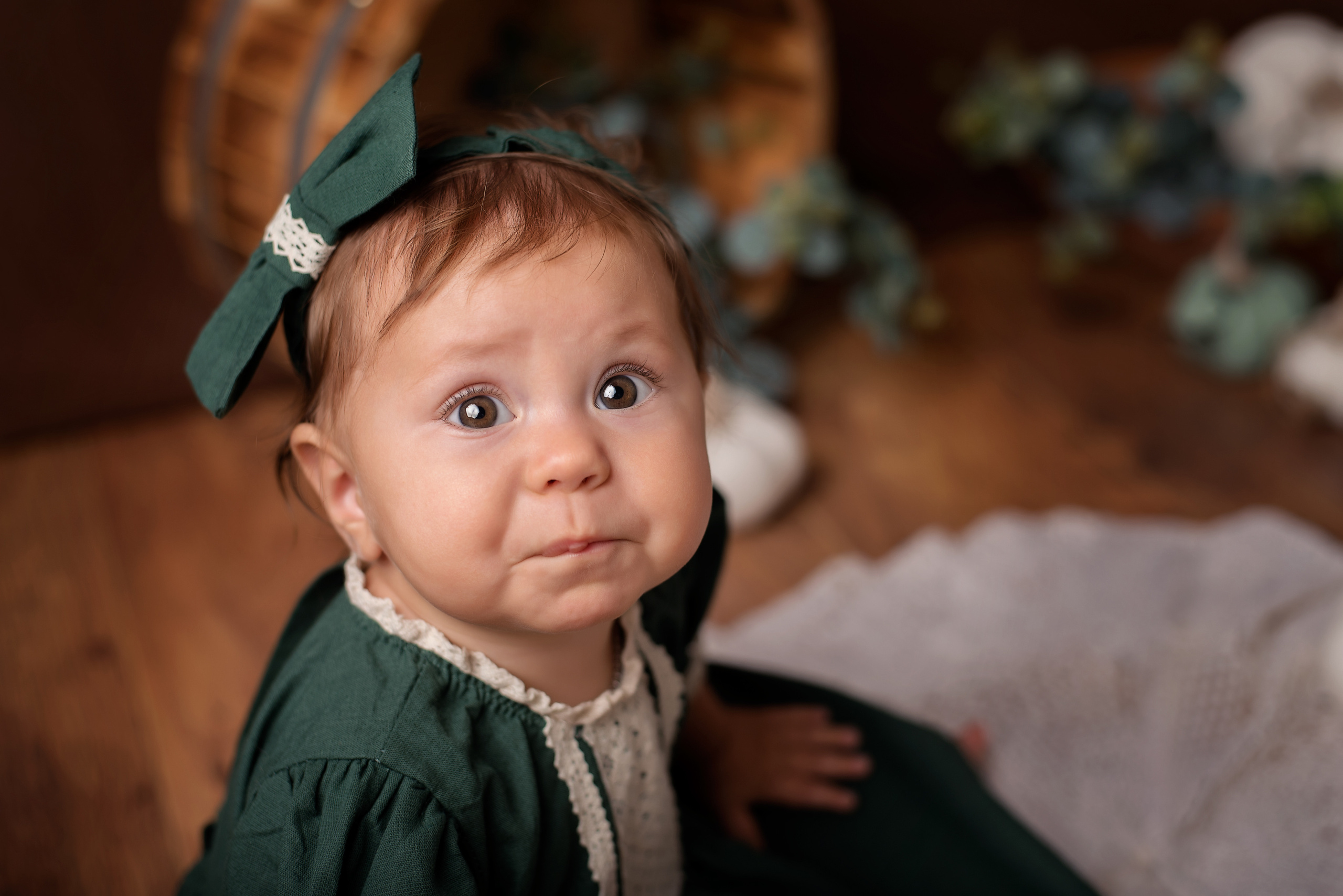 Осенний проект Ульяна 7 мес. Детский фотограф в Долгопрудном и Москве