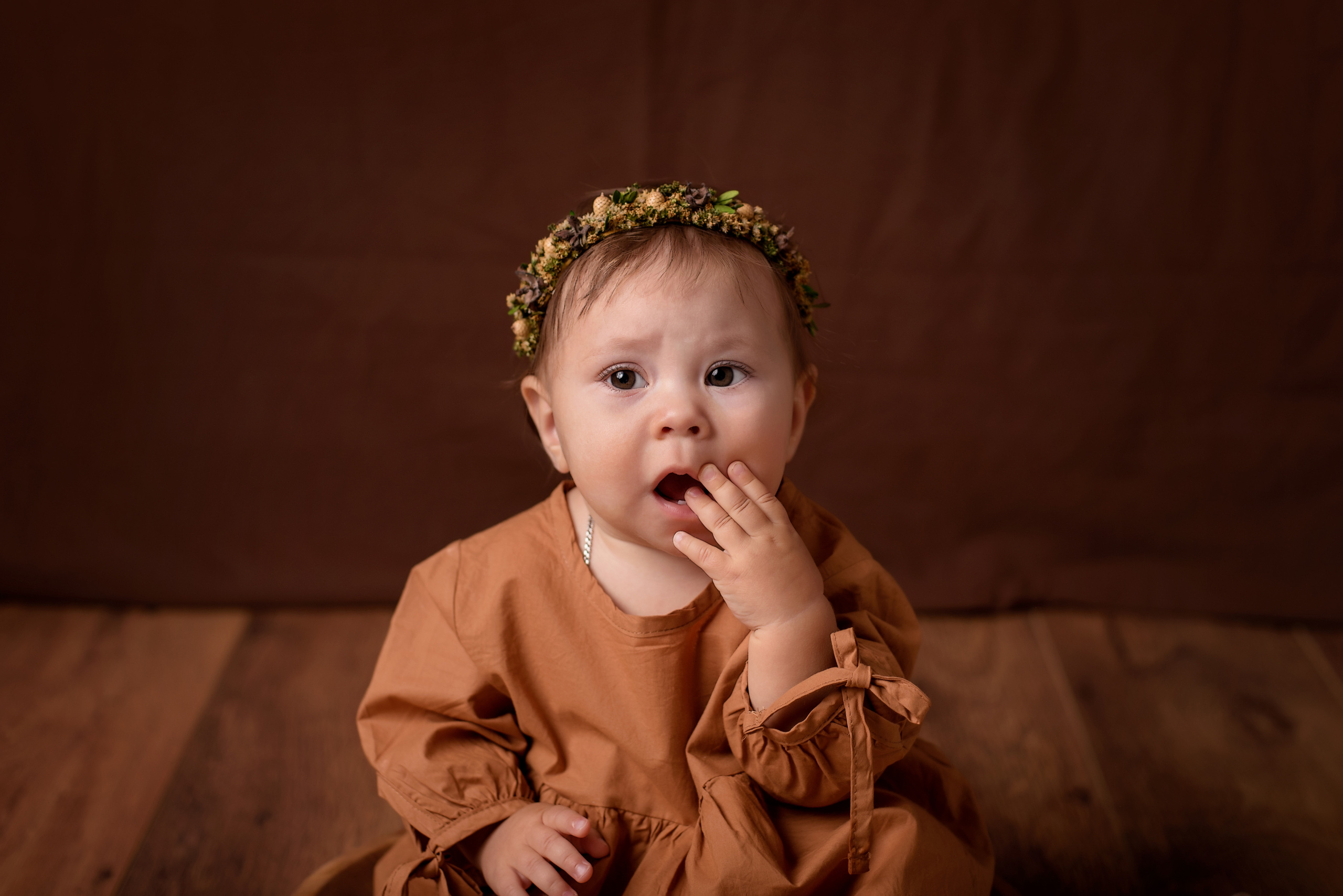 Осенний проект Ульяна 7 мес. Детский фотограф в Долгопрудном и Москве