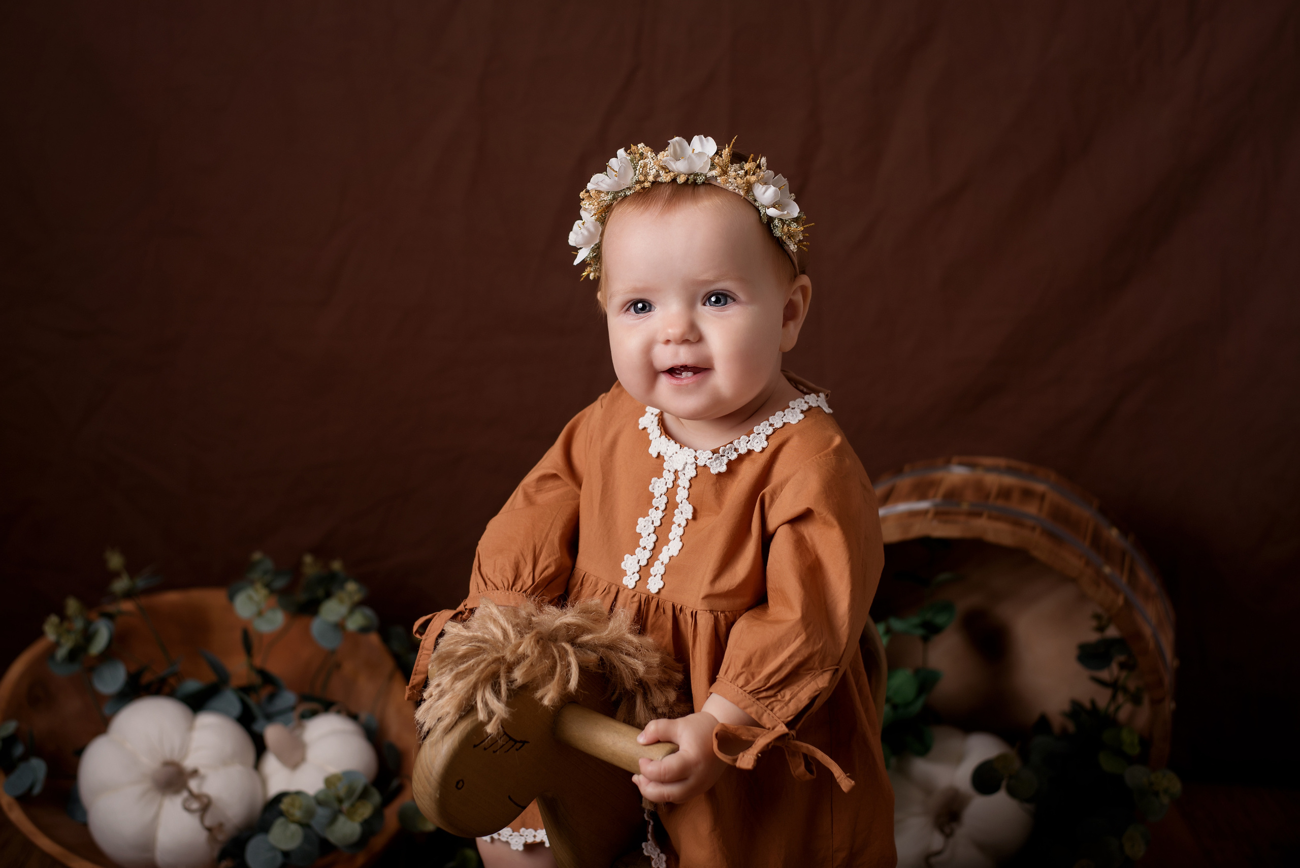Осенний проект Алиса 1год. Детский фотограф в Долгопрудном и Москве