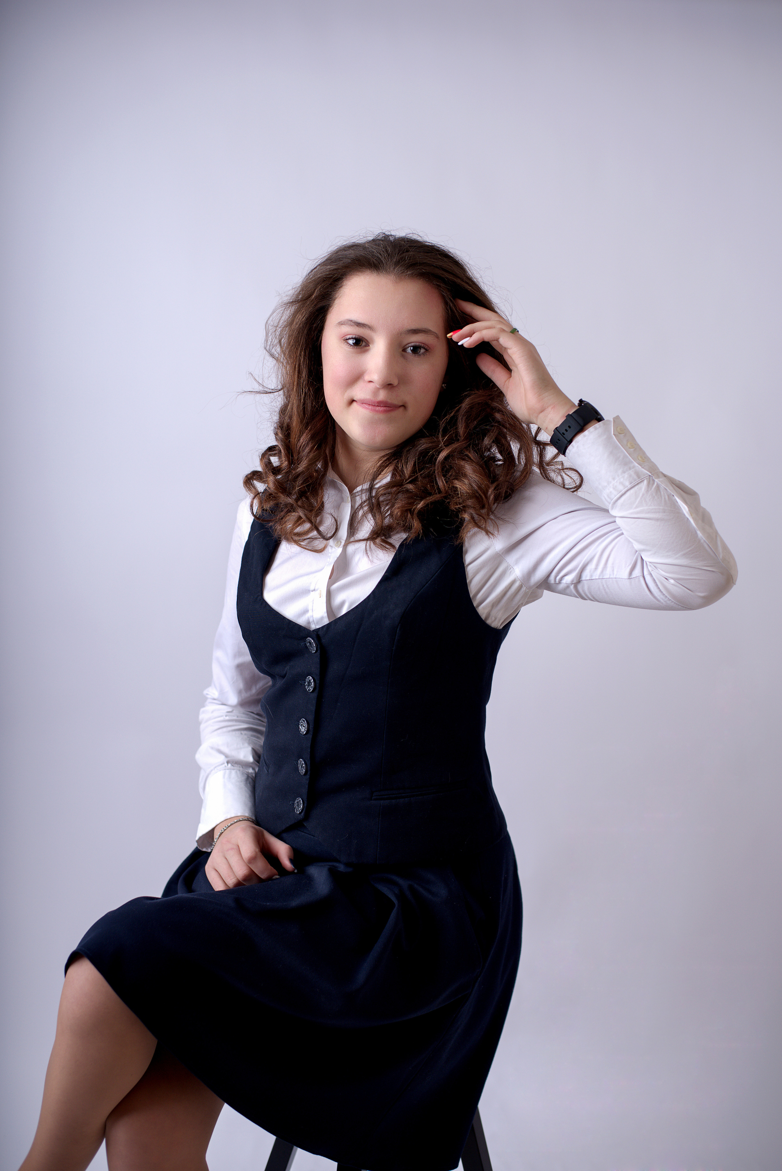 Школьный портрет 9 класс. Детский фотограф в Долгопрудном и Москве