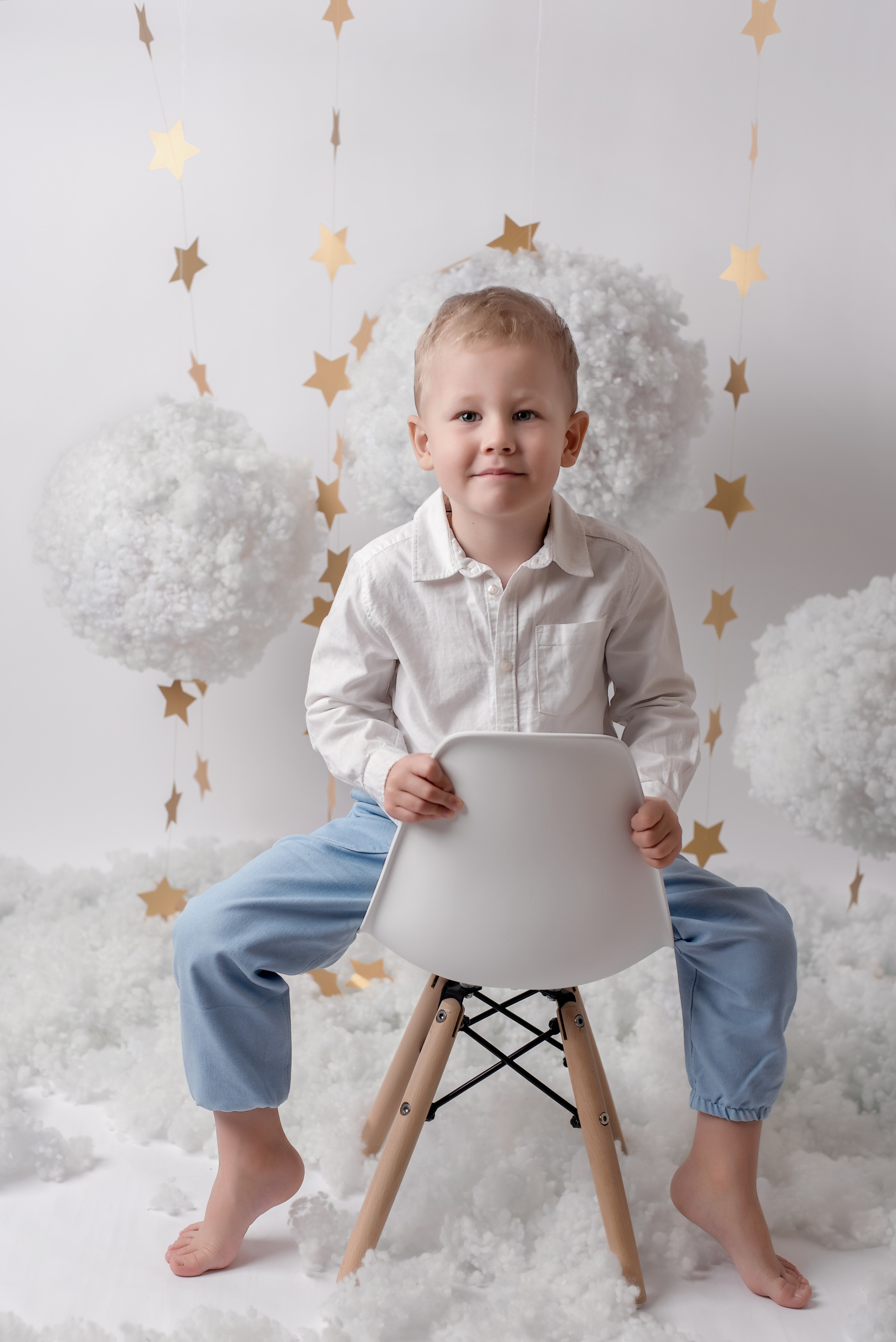 Облака Арина и Гоша. Детский фотограф в Долгопрудном и Москве