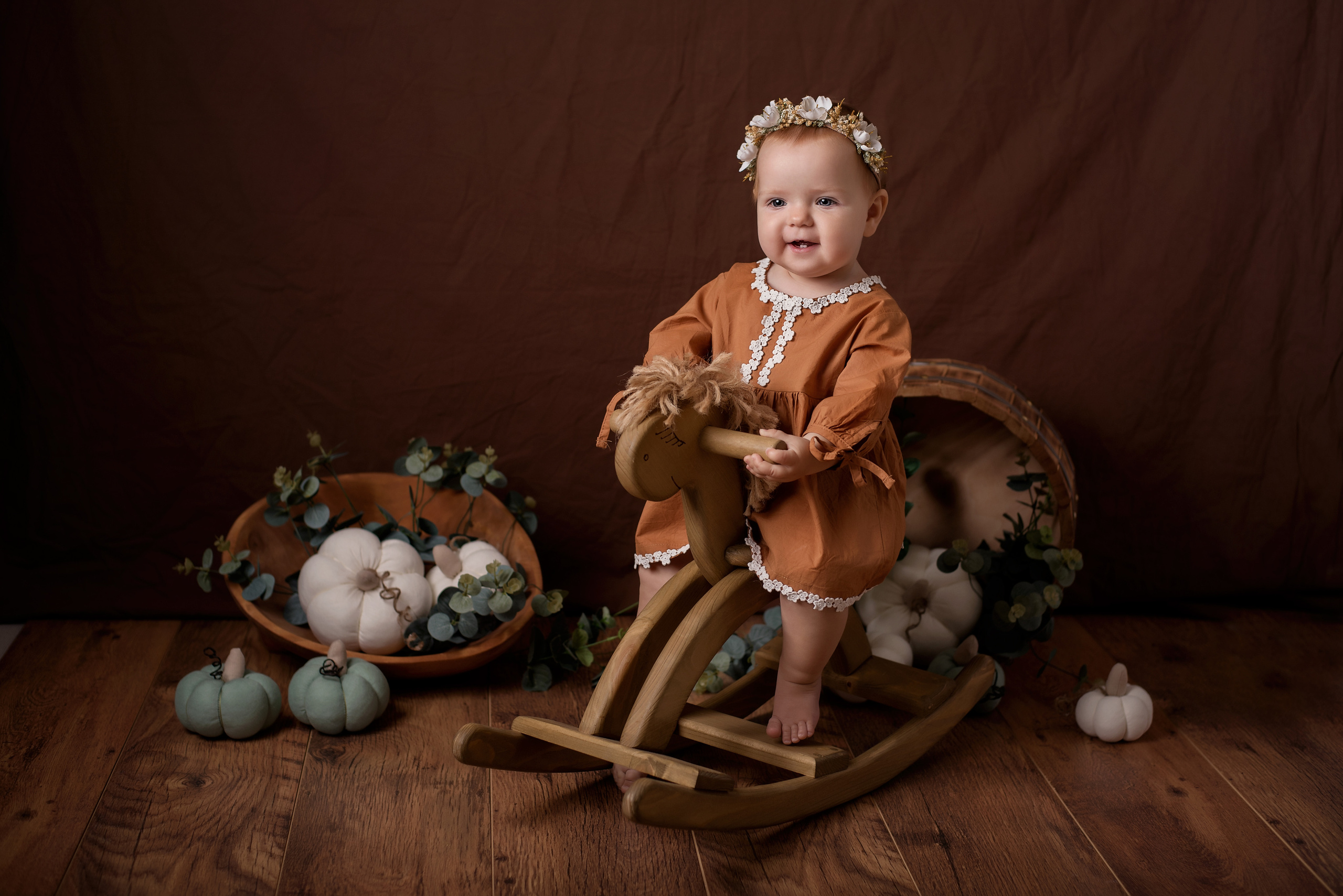 Осенний проект Алиса 1год. Детский фотограф в Долгопрудном и Москве