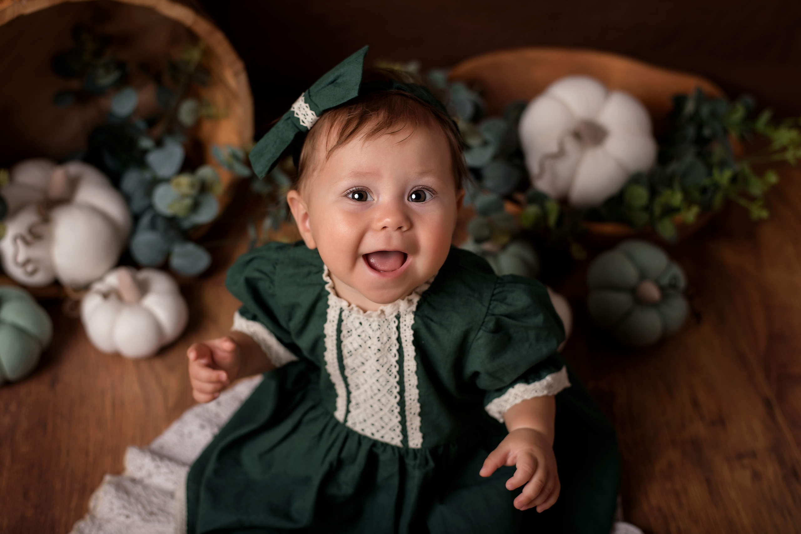 Осенний проект Ульяна 7 мес. Детский фотограф в Долгопрудном и Москве