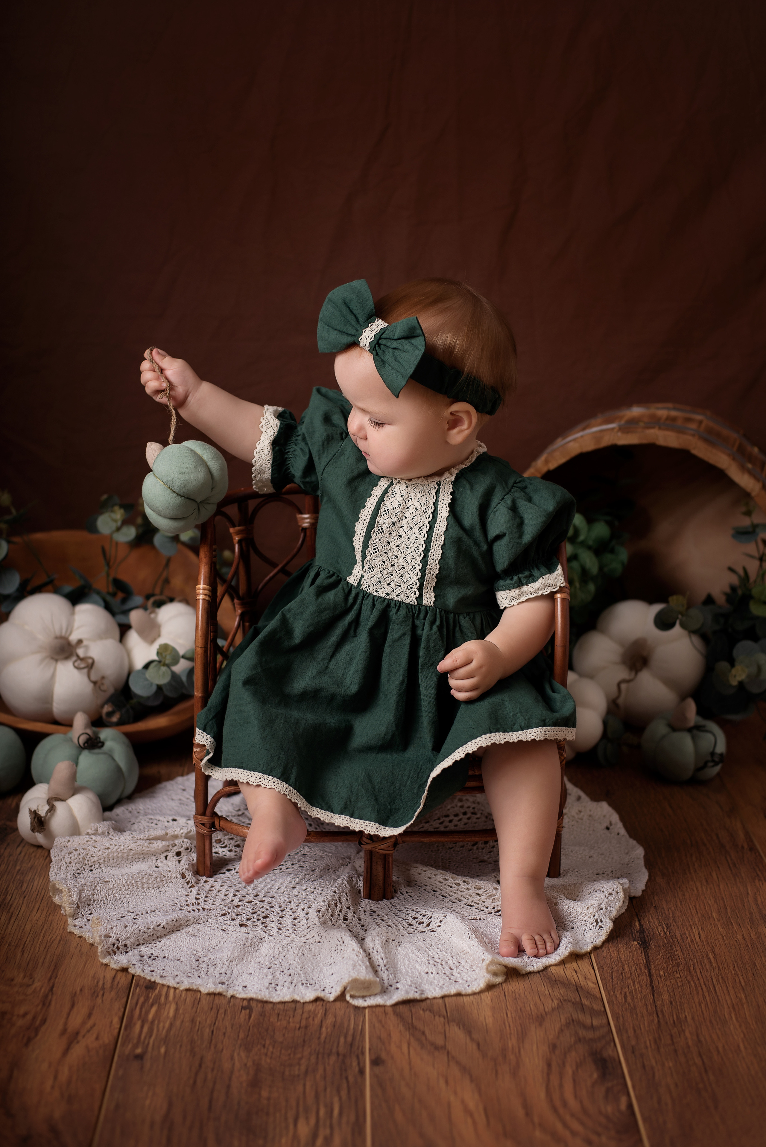 Осенний проект Алиса 1год. Детский фотограф в Долгопрудном и Москве