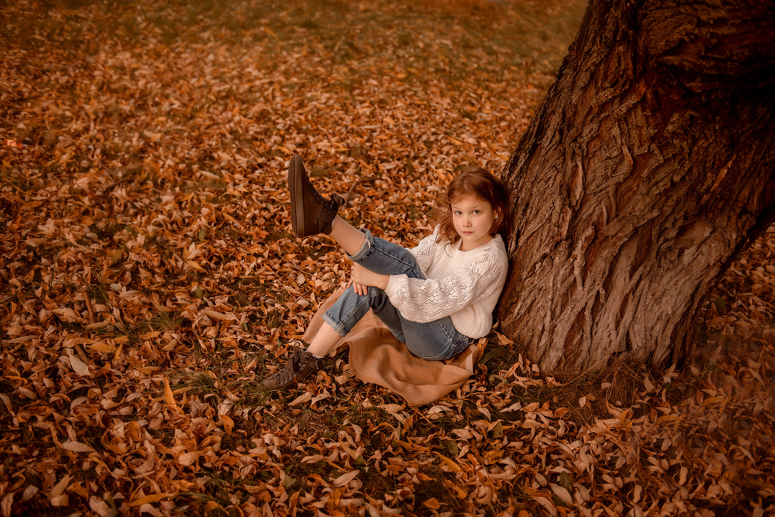 Осенняя прогулка. Детский фотограф в Долгопрудном и Москве