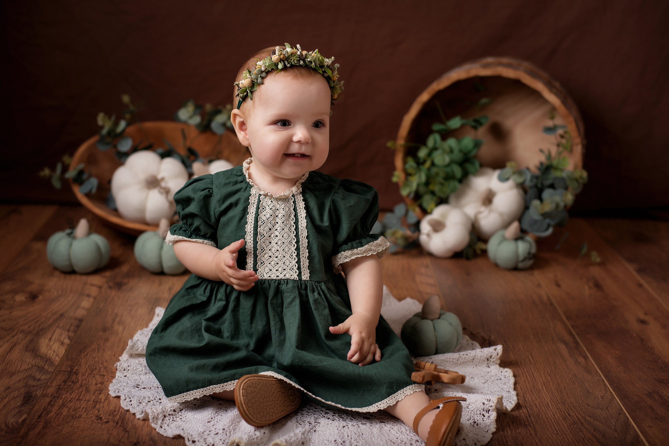 Осенний проект Алиса 1год. Детский фотограф в Долгопрудном и Москве