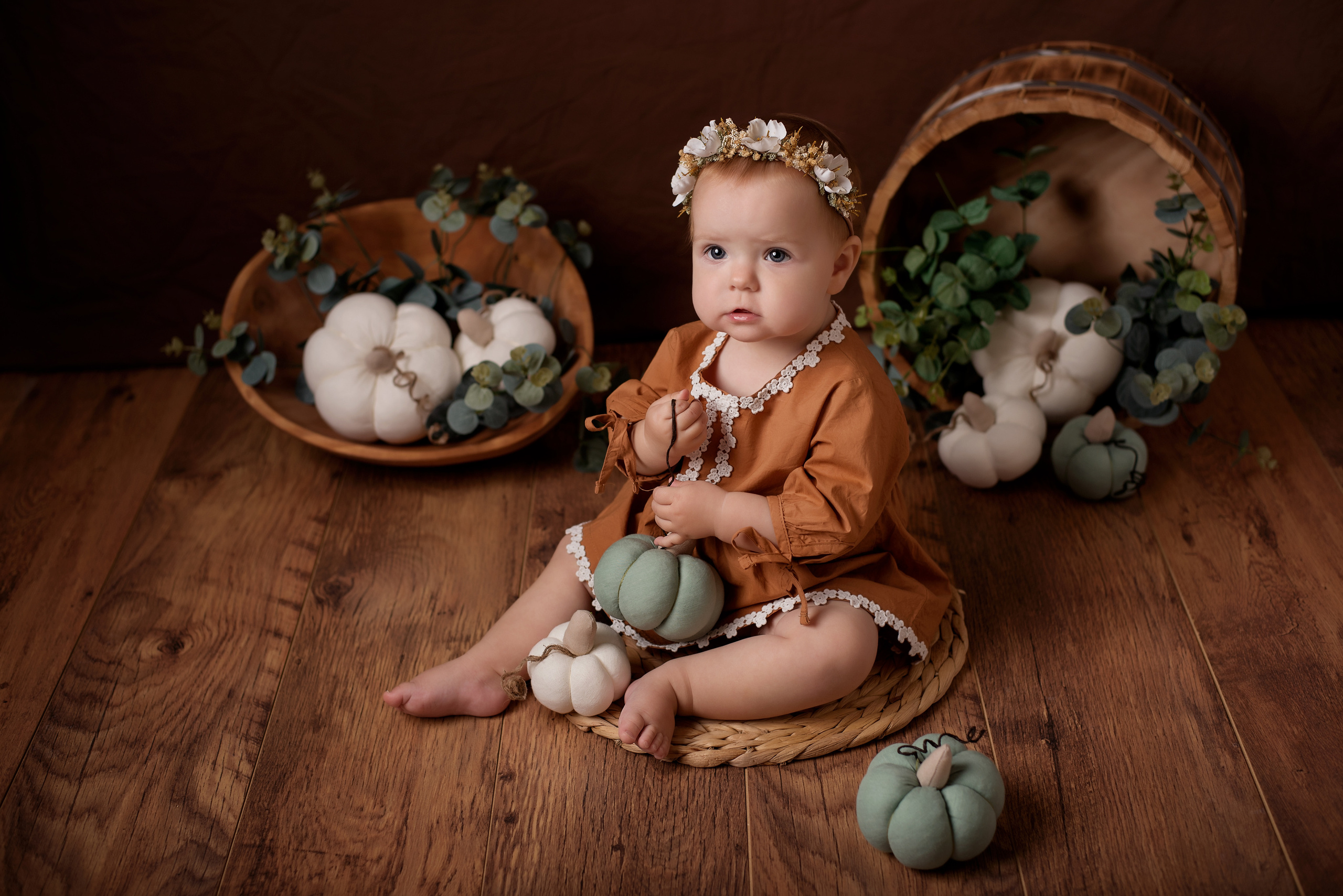 Осенний проект Алиса 1год. Детский фотограф в Долгопрудном и Москве