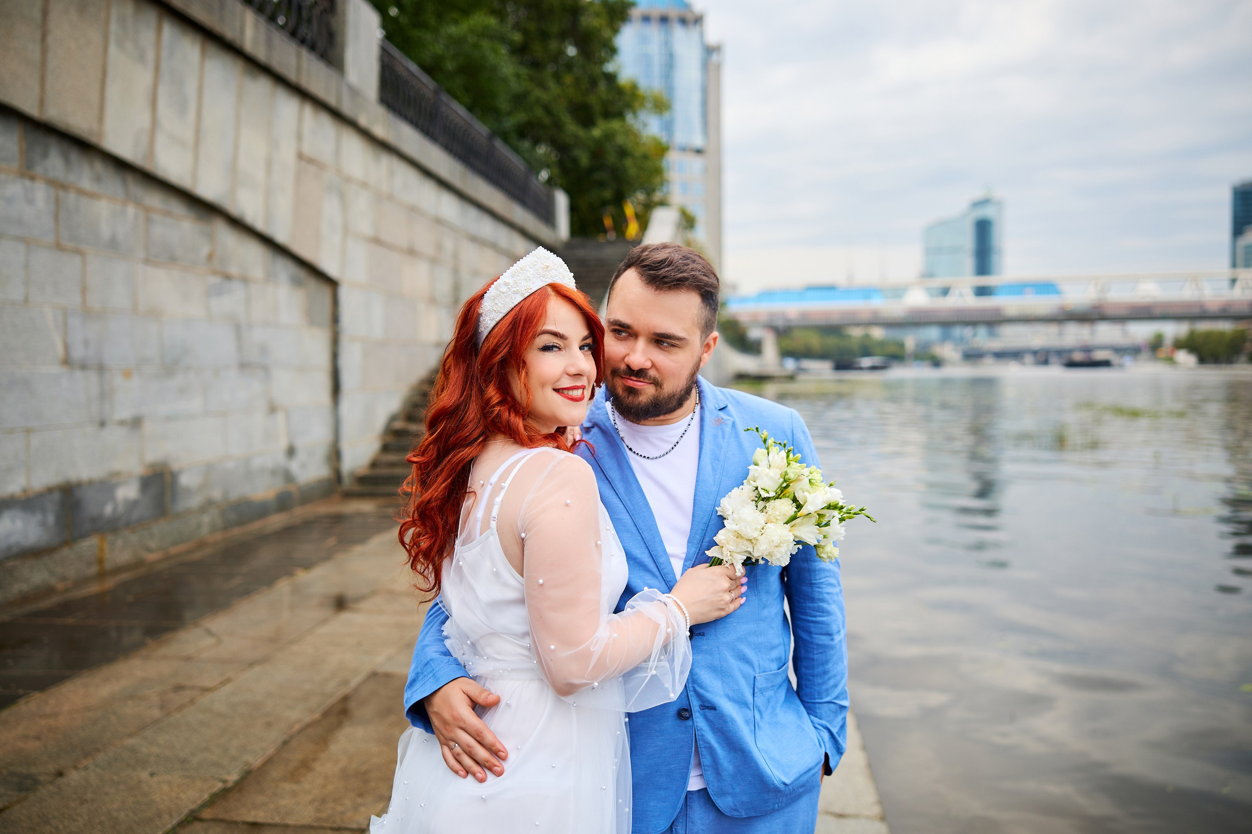 Свадебная фотосессия летом. Свадебный фотограф Сергей Колбинский