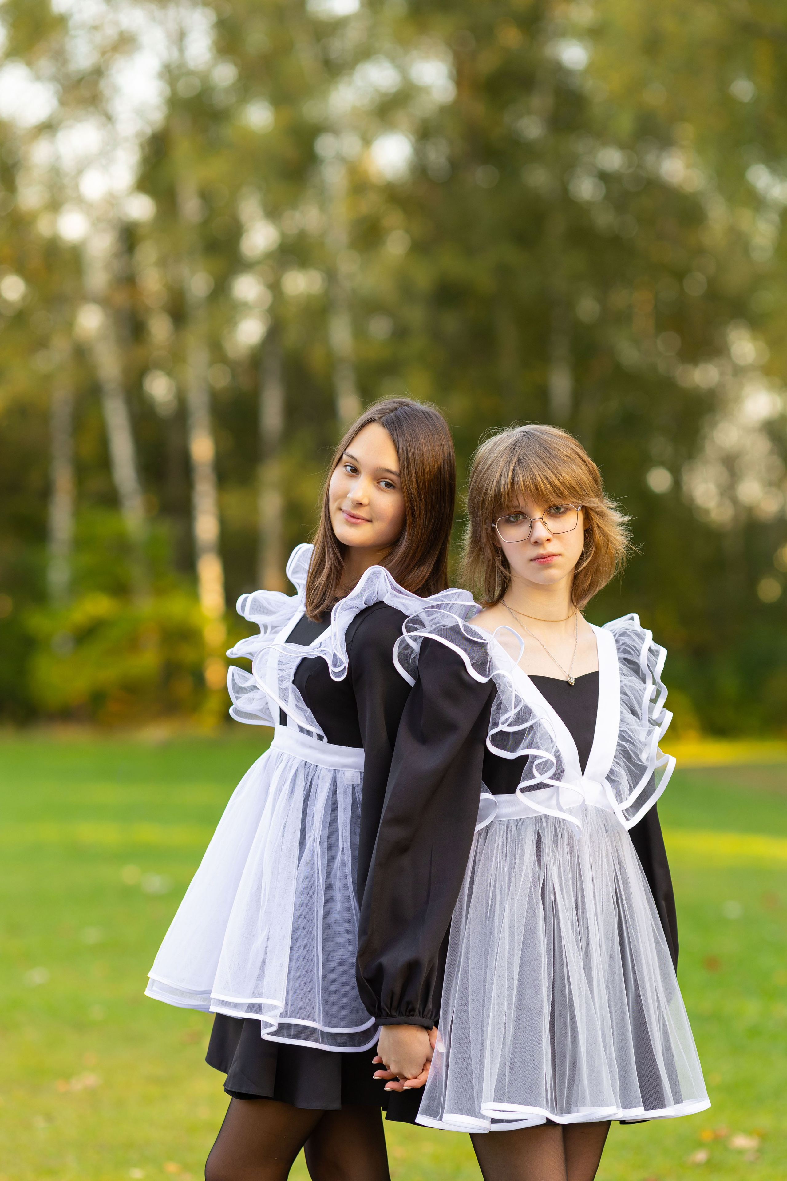 Осенняя фотосессия у школы с учителем. Семейный и детский фотограф Анна Петракова