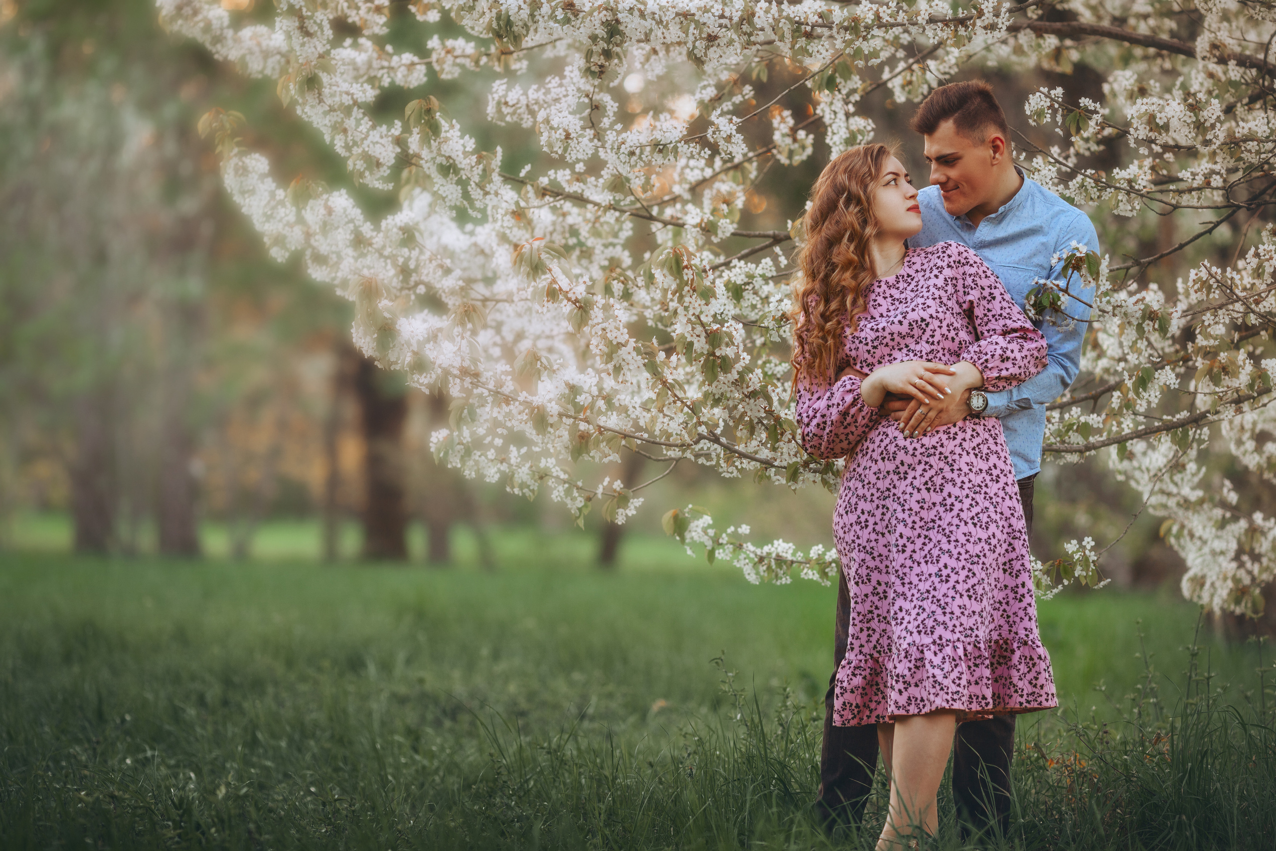 Весенняя Love story в ботаническом саду. Фотограф Ставрополь Пятигорск Елизавета Дарина