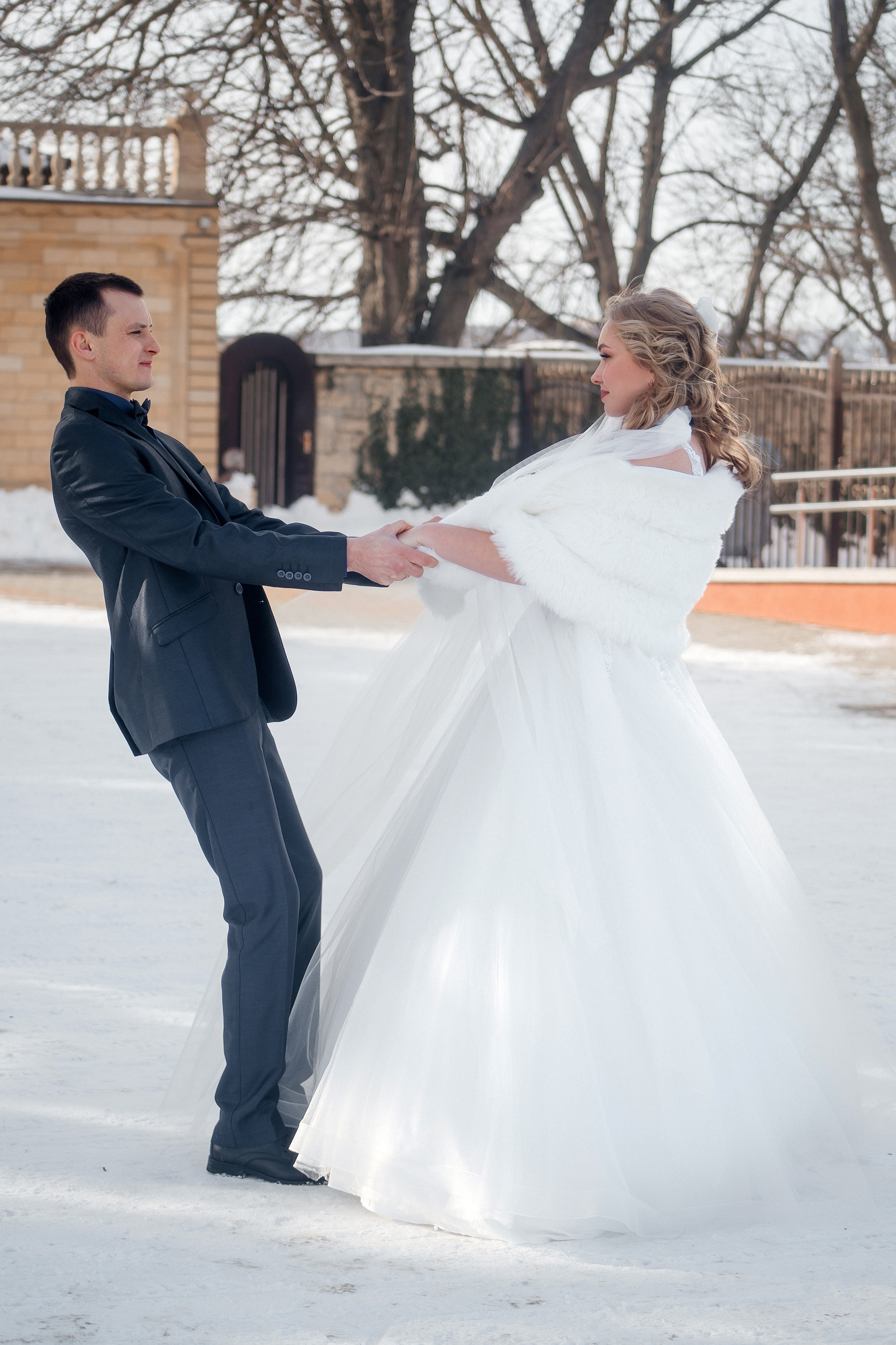 Зимняя свадебная фотосессия Ставрополь. Фотограф Ставрополь Пятигорск Елизавета Дарина