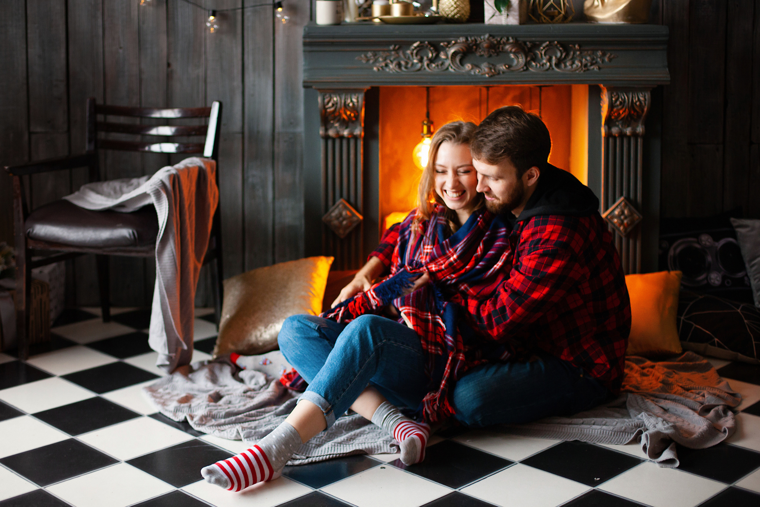 Зимняя фотосесия в студии. Фотограф Ставрополь Пятигорск Елизавета Дарина
