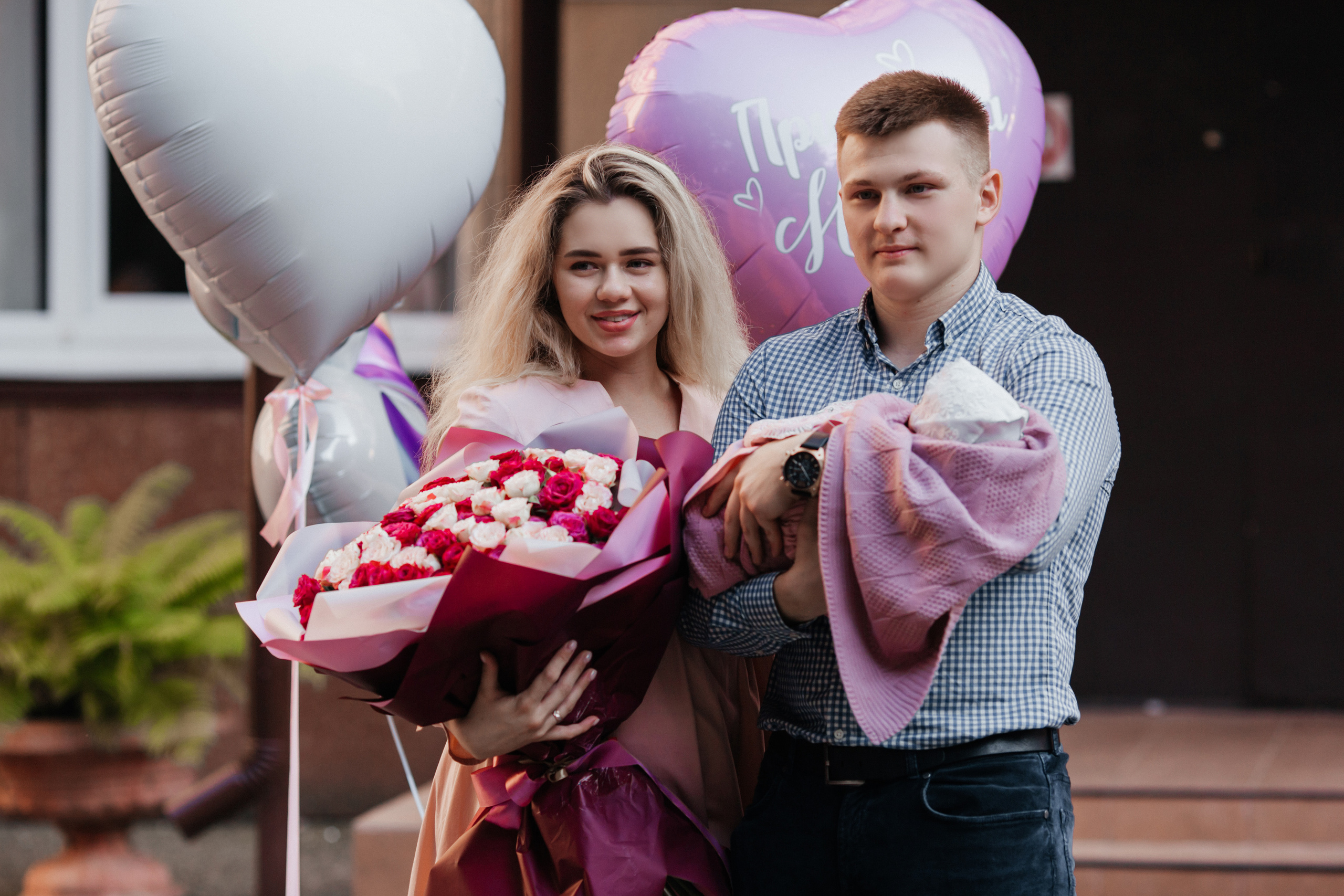 Выписка из роддома Ессентуки. Фотограф Ставрополь Пятигорск Елизавета Дарина