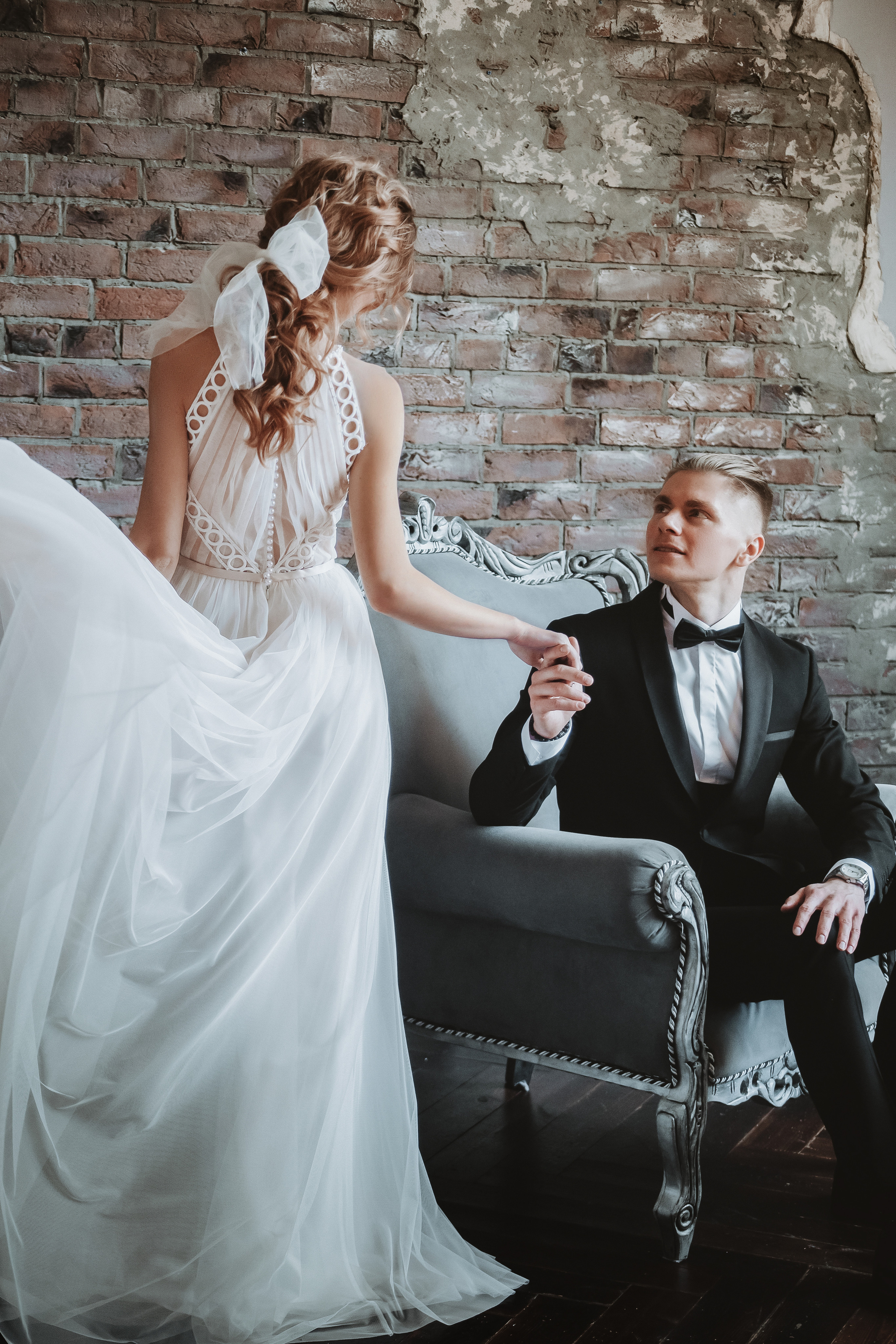 Студийная фотосессия жениха и невесты в Ставрополе. Фотограф Ставрополь Пятигорск Елизавета Дарина