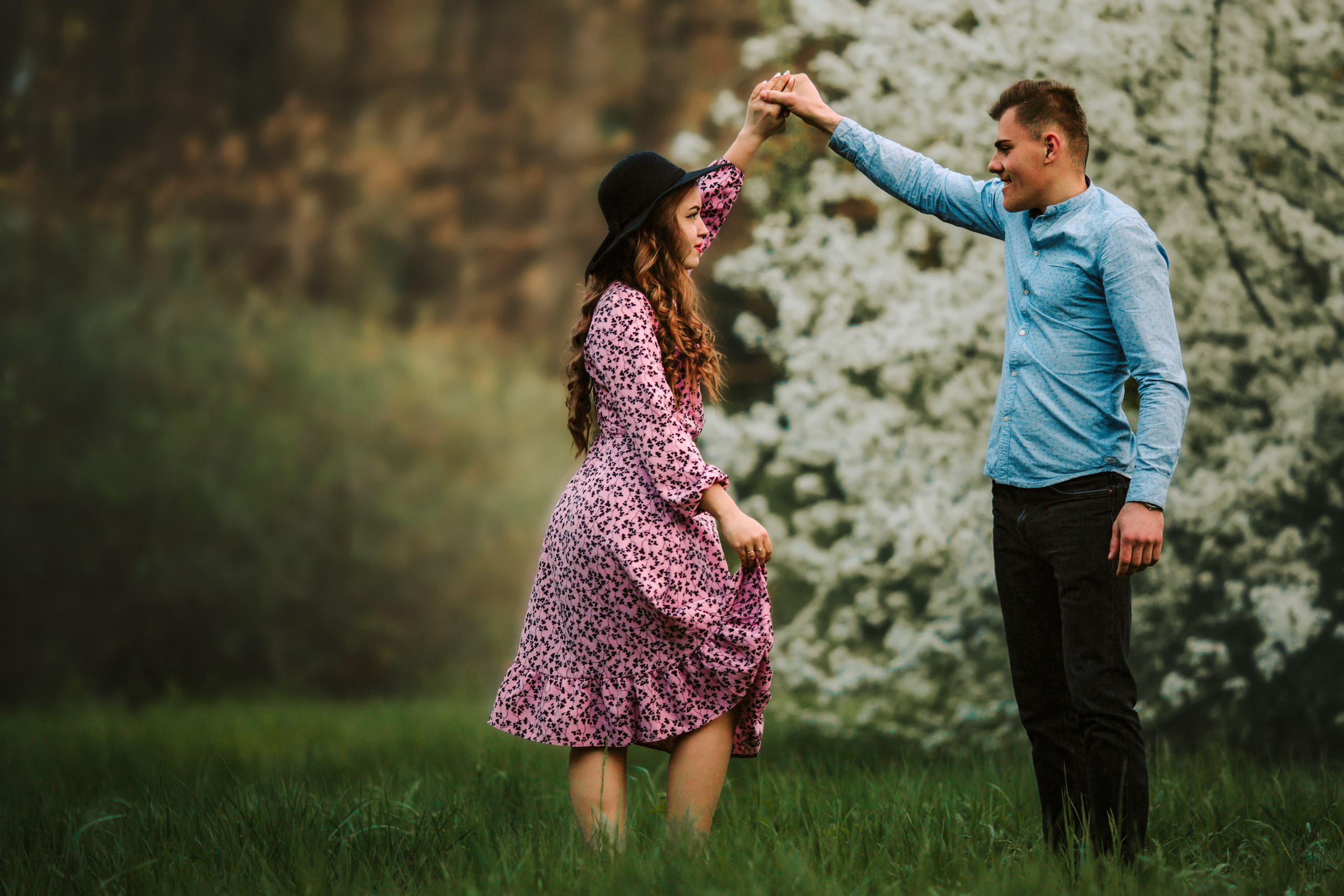 Весенняя Love story в ботаническом саду. Фотограф Ставрополь Пятигорск Елизавета Дарина
