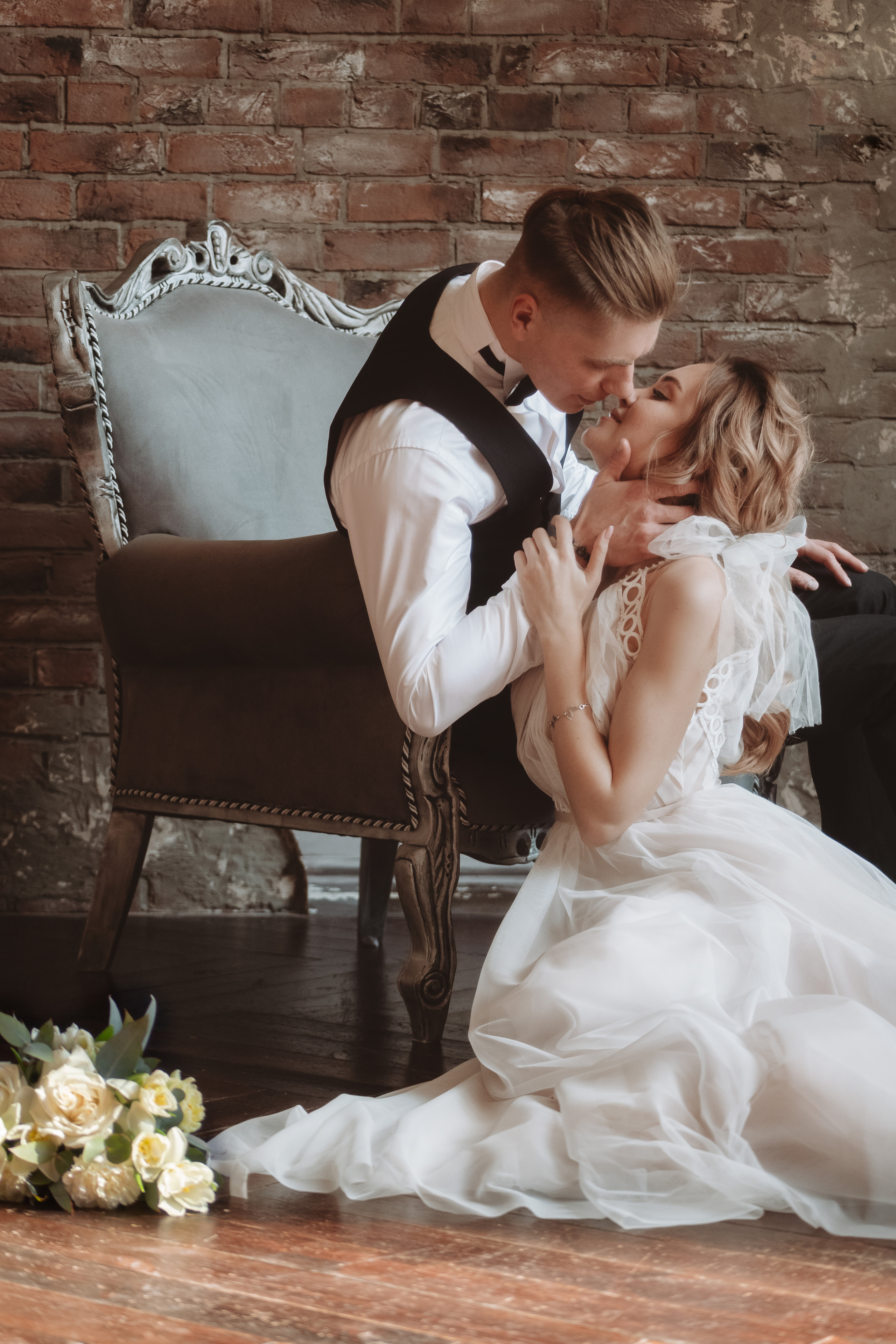 Студийная фотосессия жениха и невесты в Ставрополе. Фотограф Ставрополь Пятигорск Елизавета Дарина