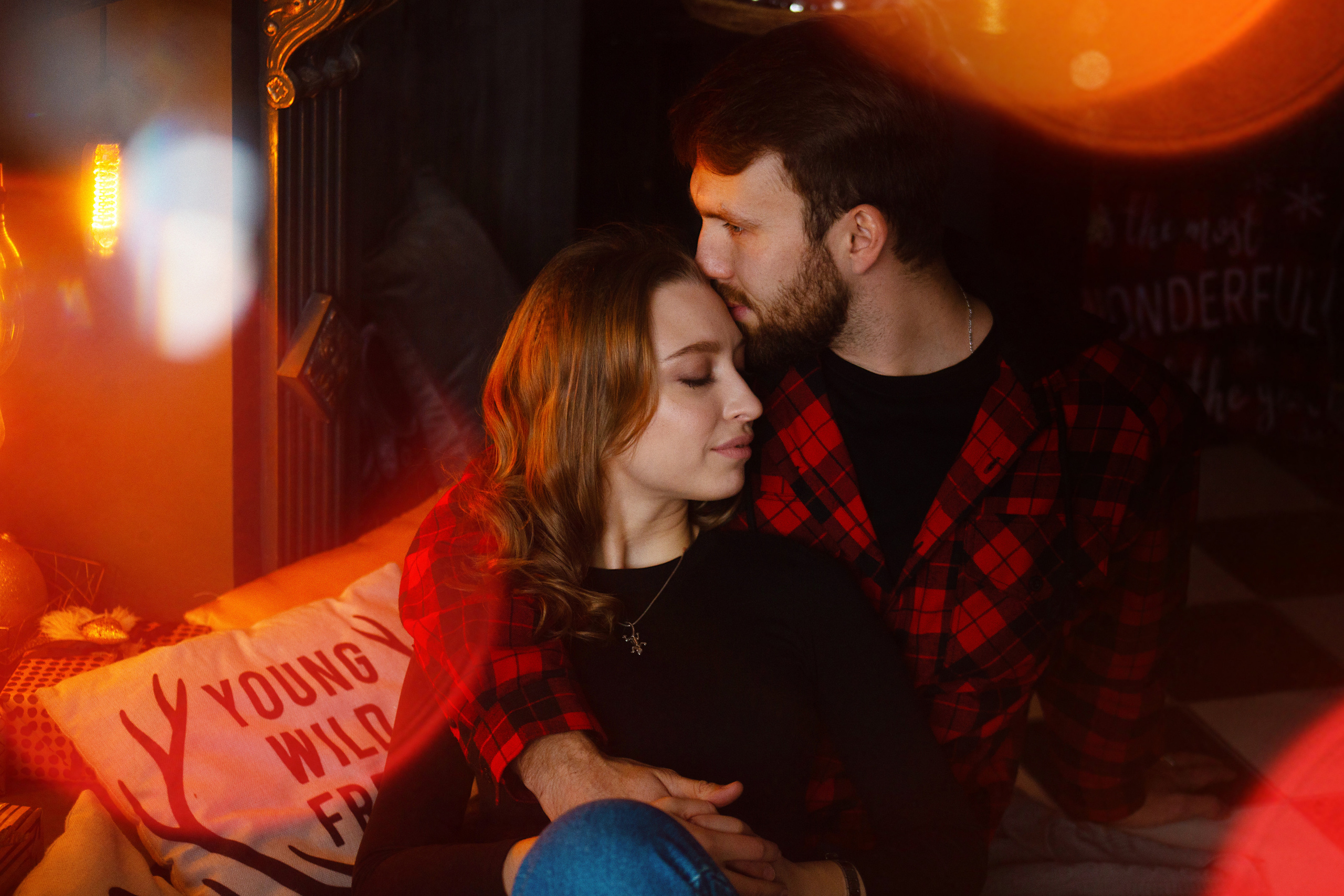 Зимняя фотосесия в студии. Фотограф Ставрополь Пятигорск Елизавета Дарина