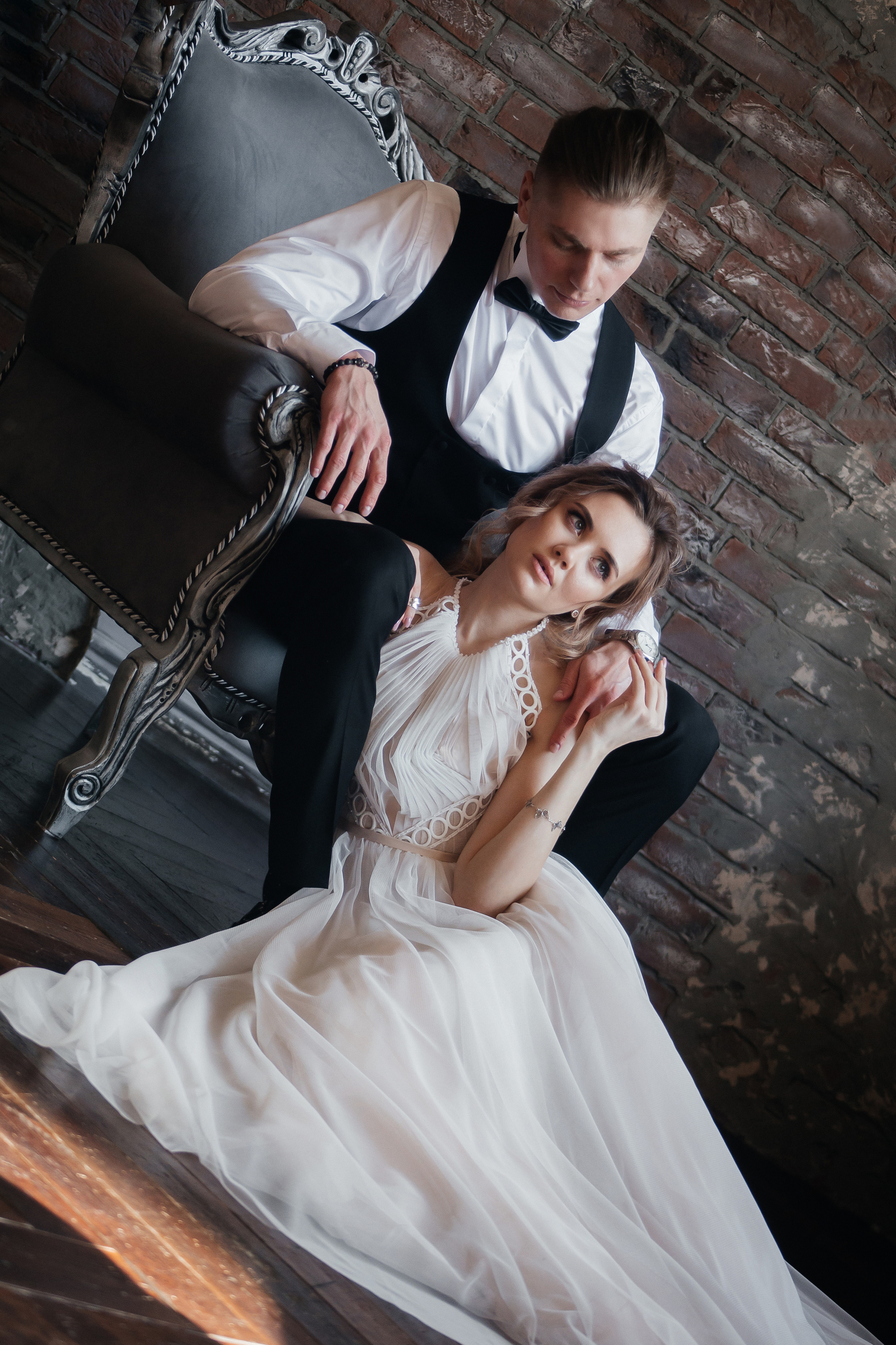 Студийная фотосессия жениха и невесты в Ставрополе. Фотограф Ставрополь Пятигорск Елизавета Дарина