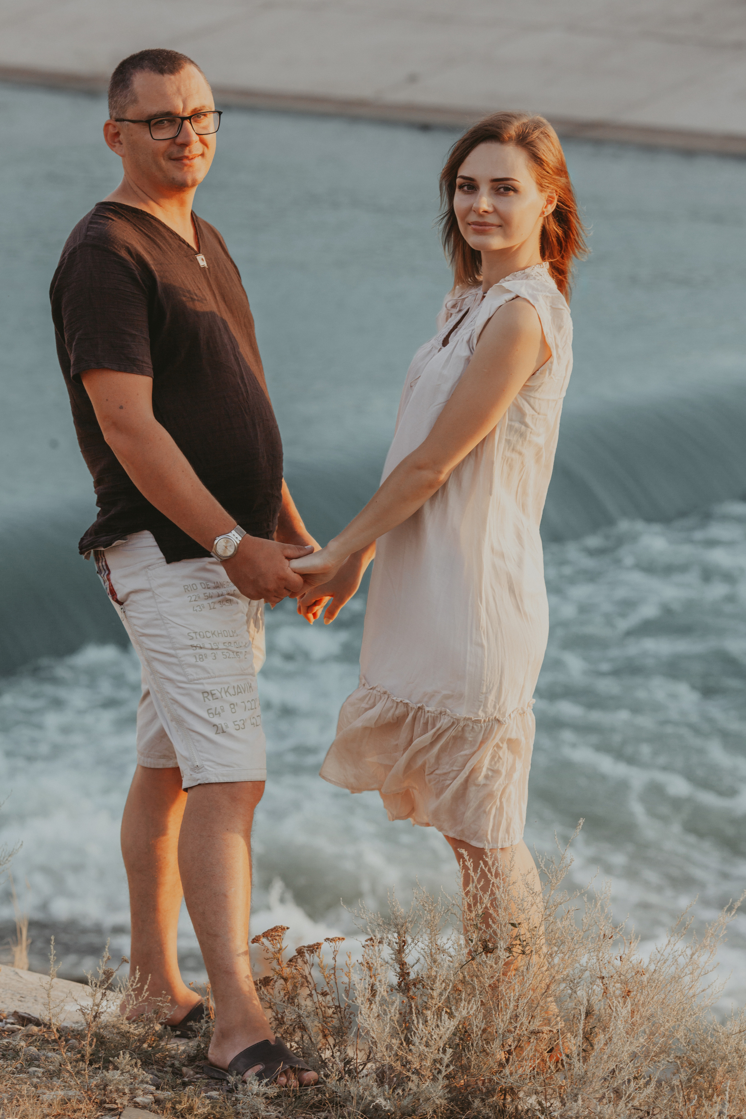 Закатная фотосесия семейной пары недалеко от Ставрополя. Фотограф Ставрополь Пятигорск Елизавета Дарина