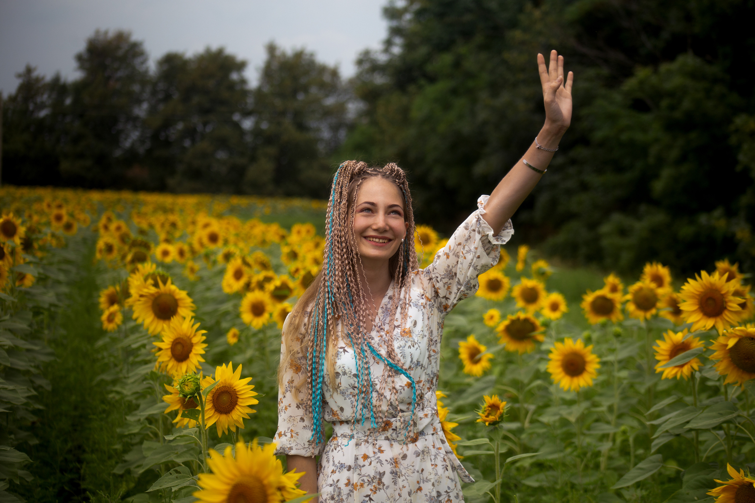 Летняя фотосессия в подсолнухах — Валерия И Анастасия. Фотограф Ставрополь Пятигорск Елизавета Дарина