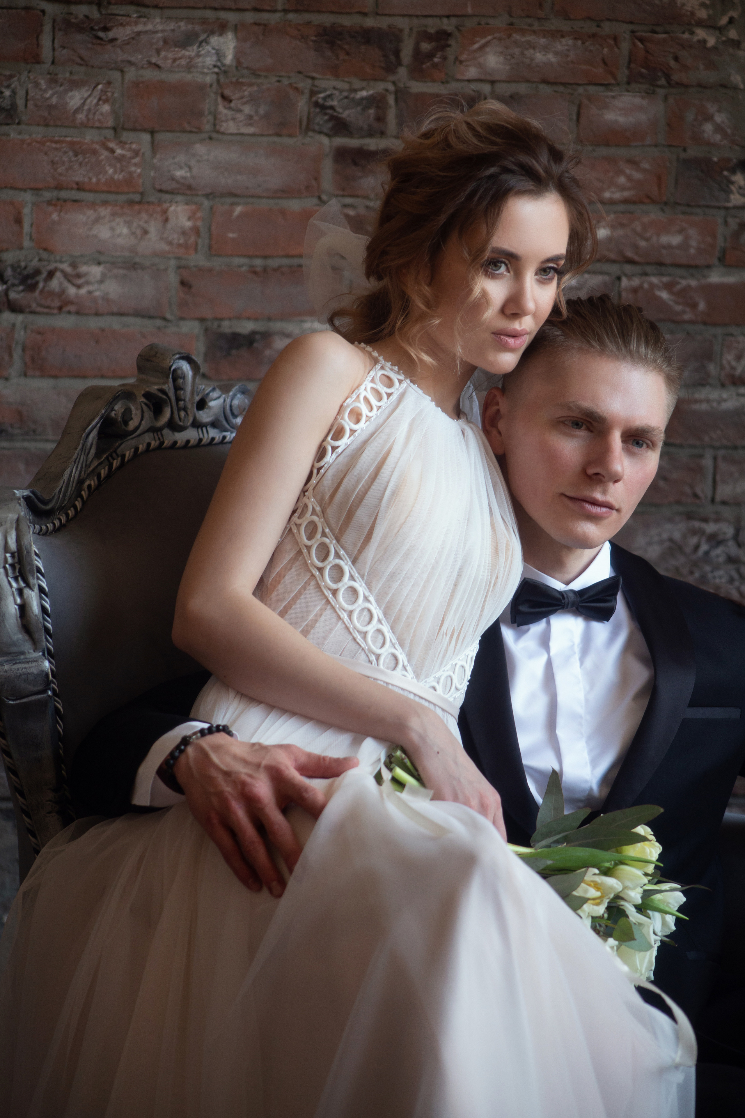 Студийная фотосессия жениха и невесты в Ставрополе. Фотограф Ставрополь Пятигорск Елизавета Дарина