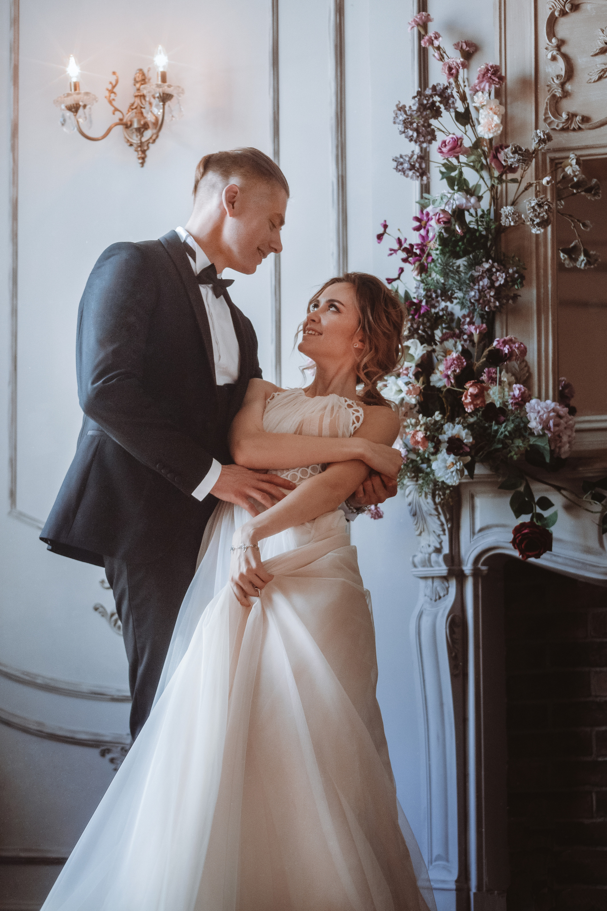 Студийная фотосессия жениха и невесты в Ставрополе. Фотограф Ставрополь Пятигорск Елизавета Дарина