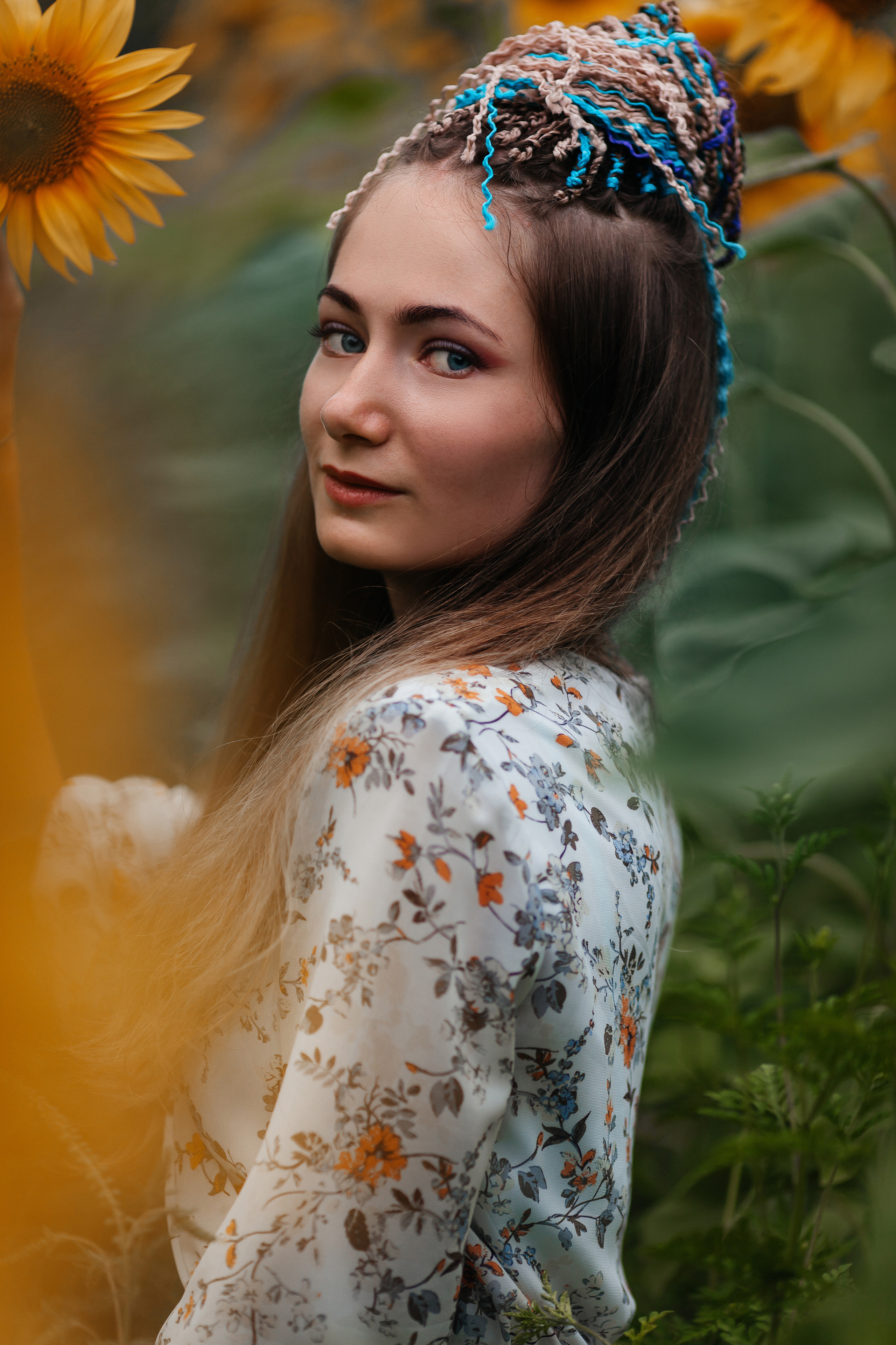 Летняя фотосессия в подсолнухах — Валерия И Анастасия. Фотограф Ставрополь Пятигорск Елизавета Дарина