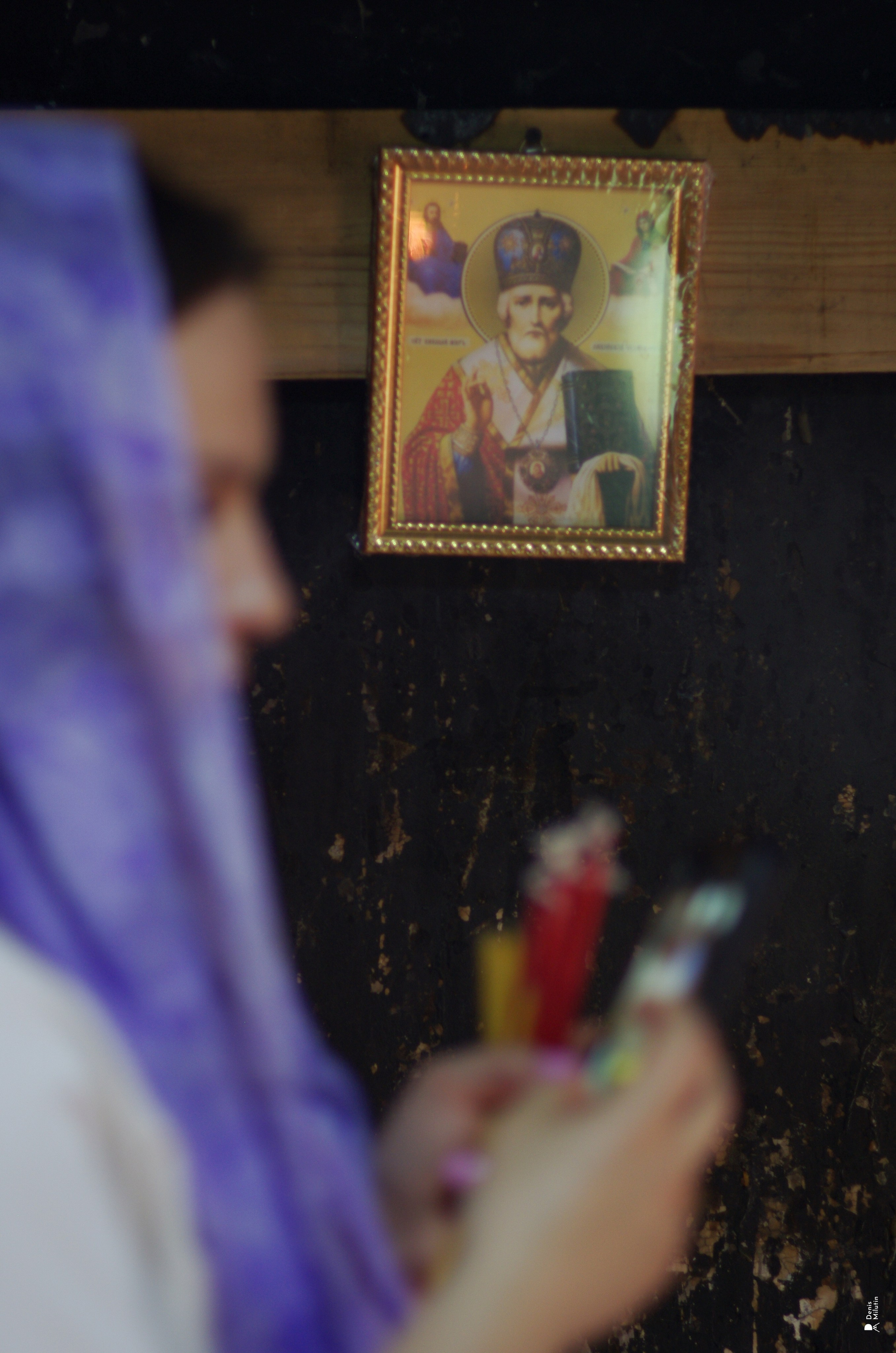 Крещение в Церкви Святого Георгия в Гогни. Портретный фотограф Денис Милютин