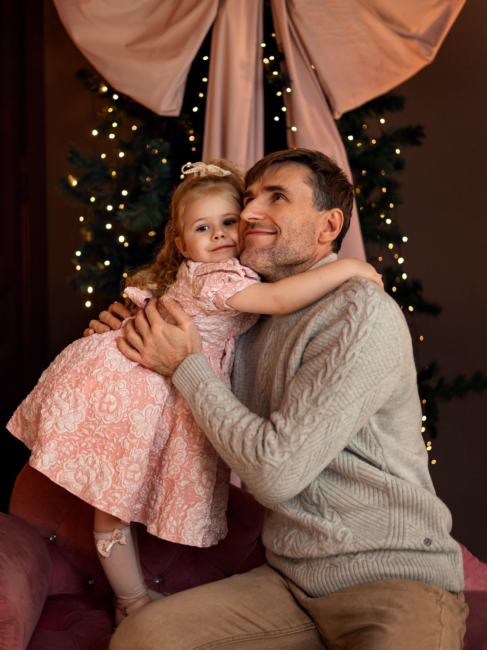 Новогодняя семейная съемка. Детский и семейный фотограф Елена Михайлова в Москве